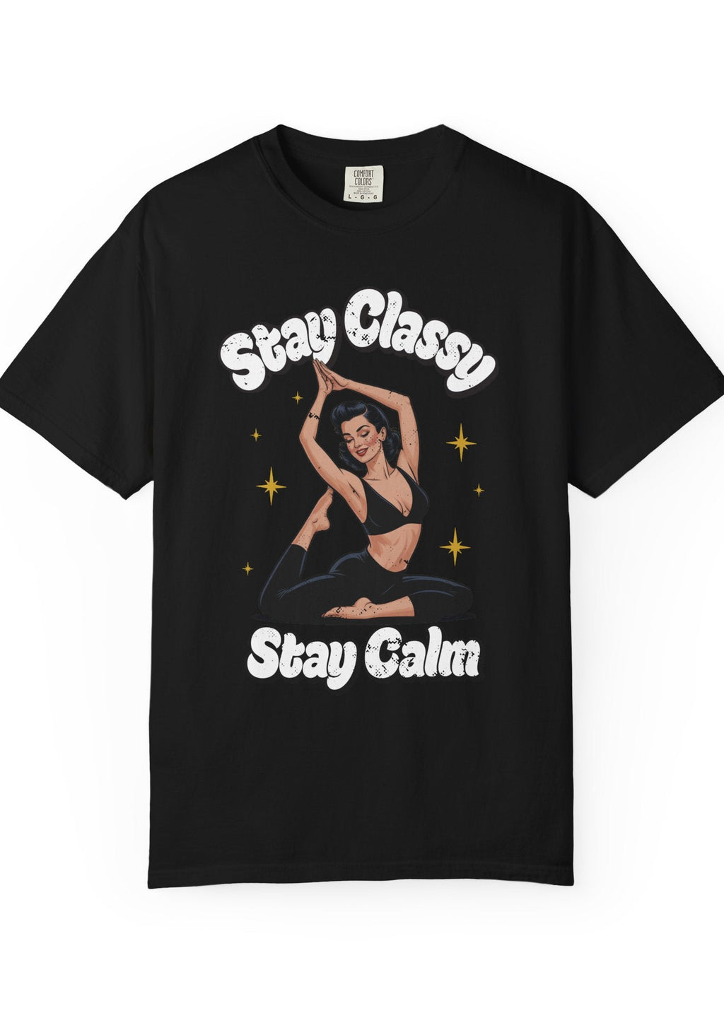 Retro Pinup Yoga T-Shirt