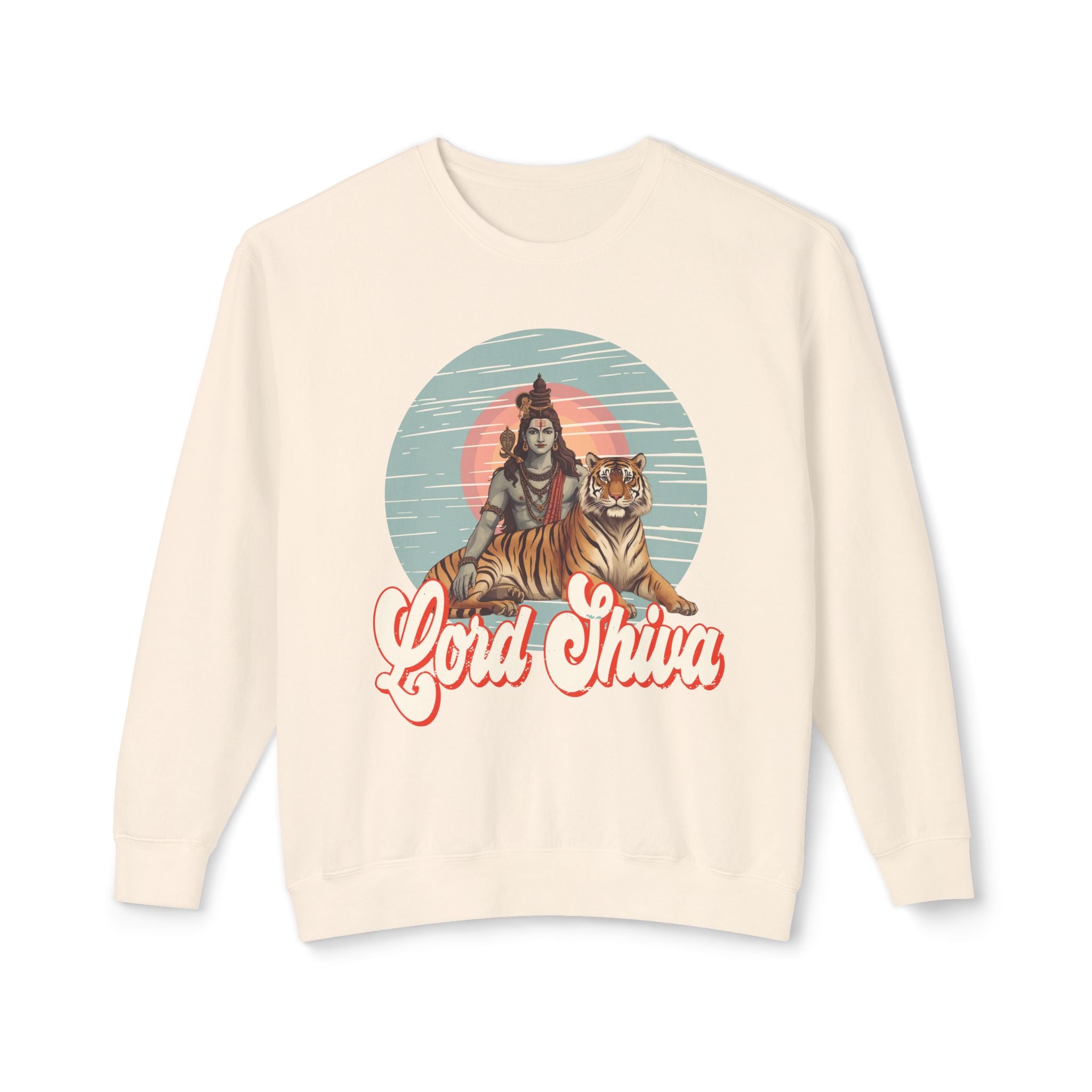 Lord Shiva Sweatshirt – Retro Hindu Spiritual Art Crewneck