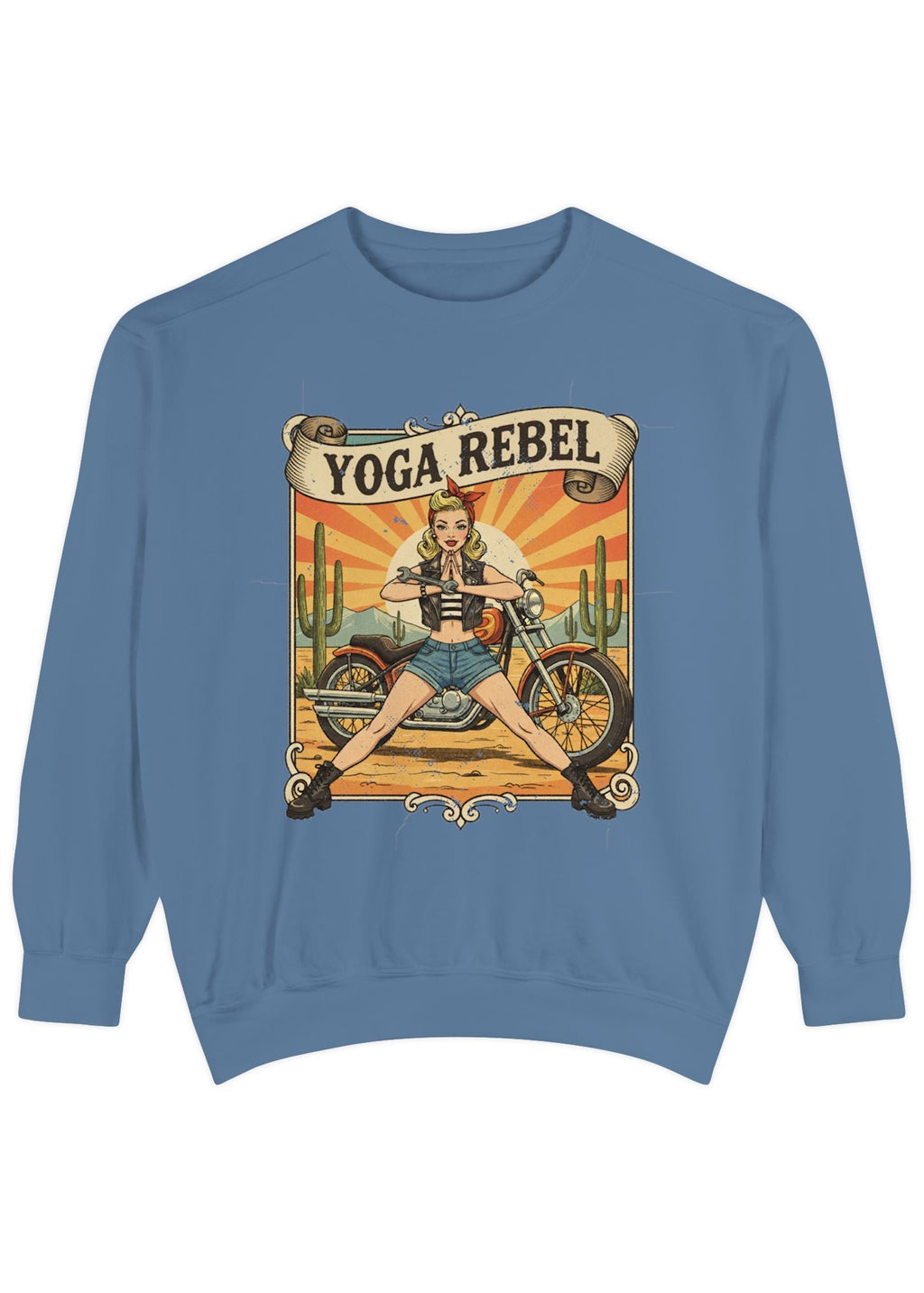Biker Girl Yoga Pullover