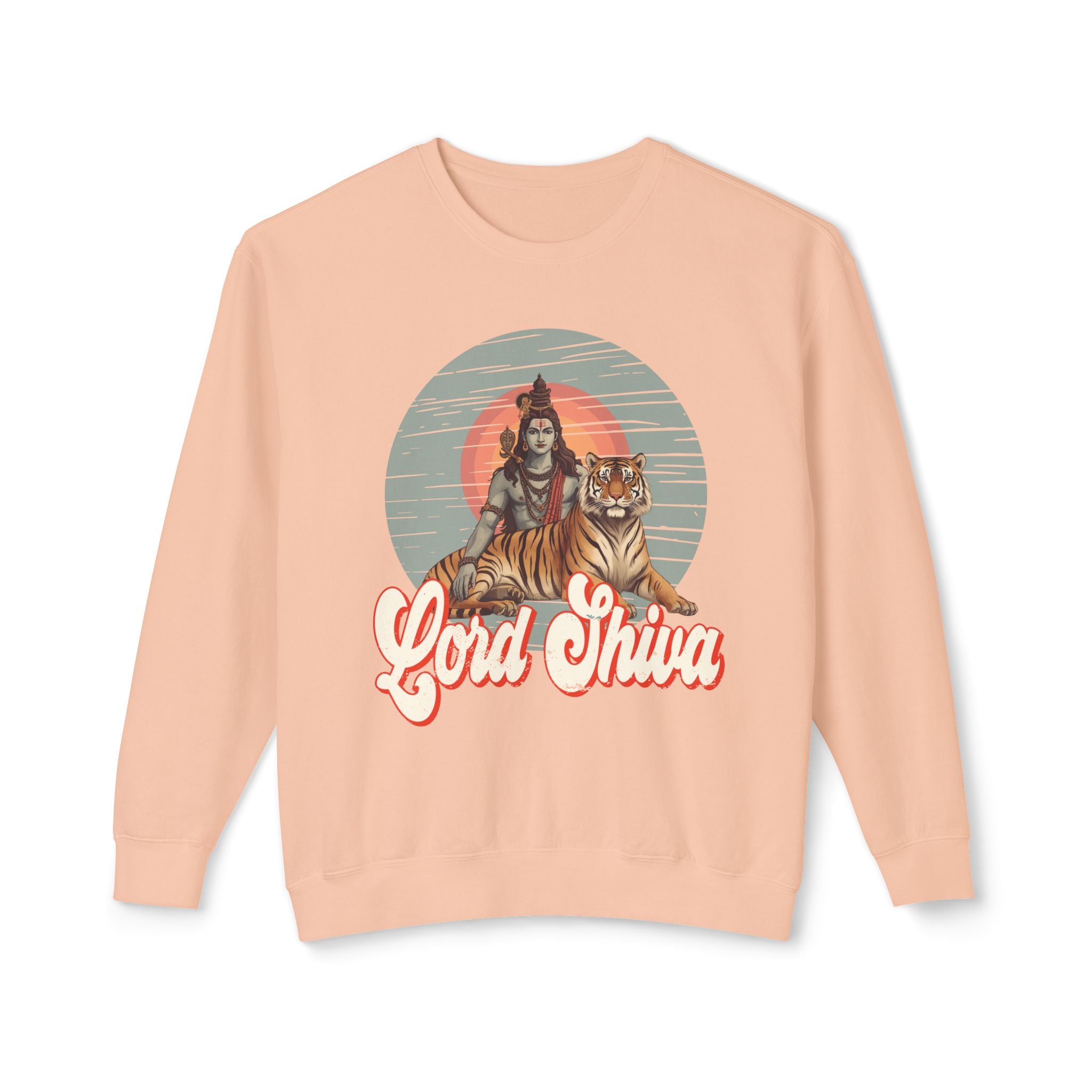 Lord Shiva Sweatshirt – Retro Hindu Spiritual Art Crewneck