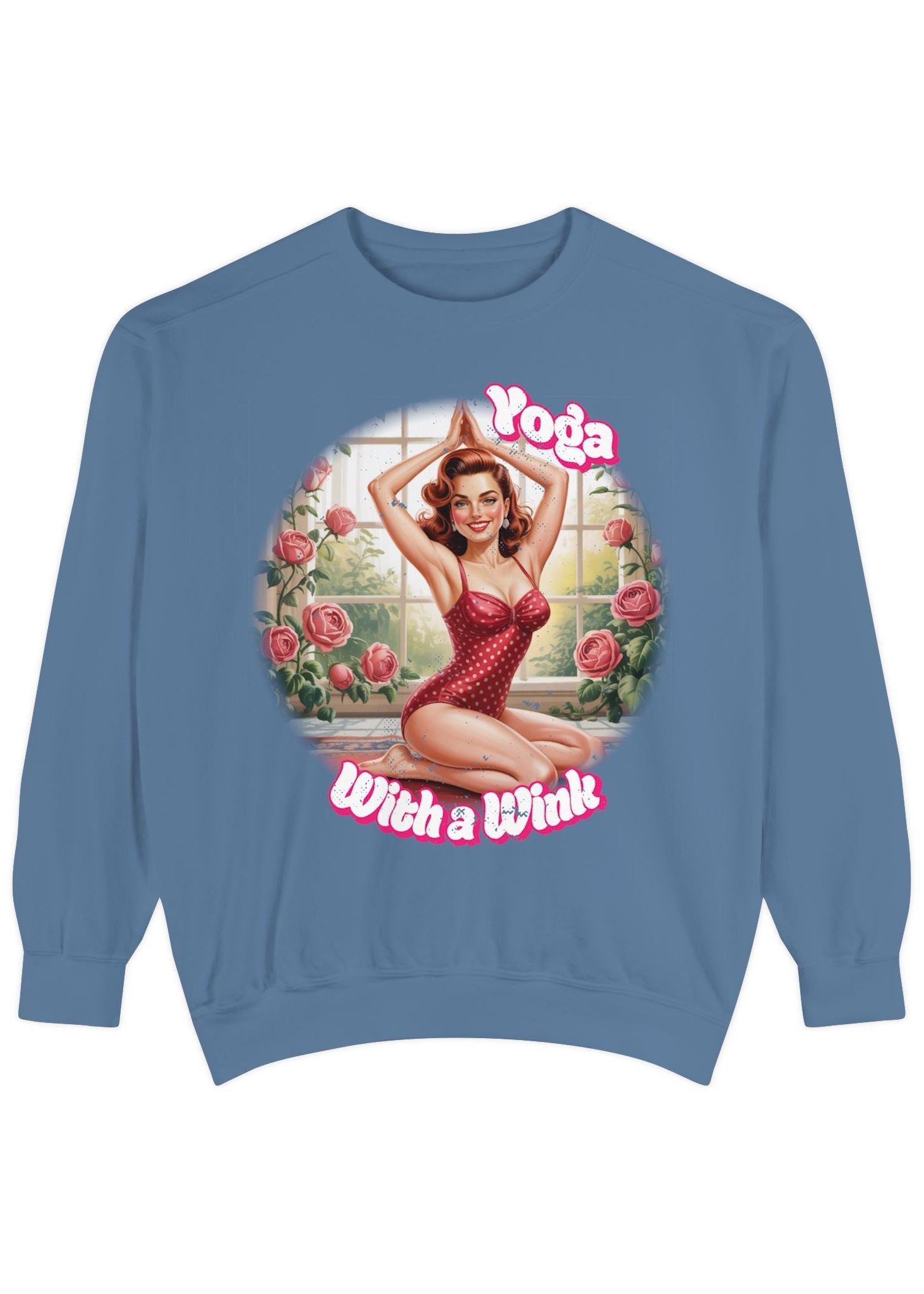 Retro Pin-Up Yoga Crewneck