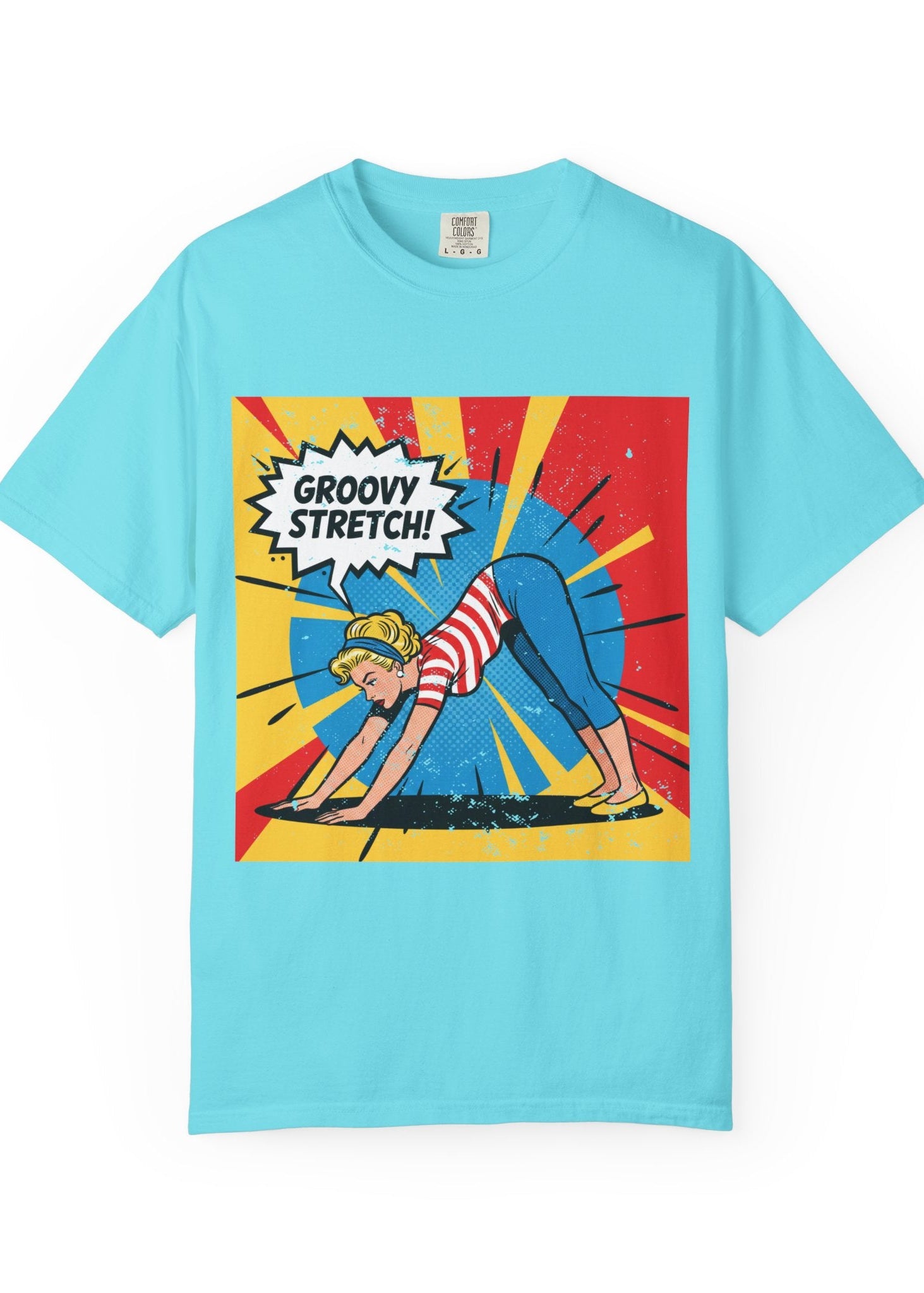 Retro Pop Art Yoga T-Shirt