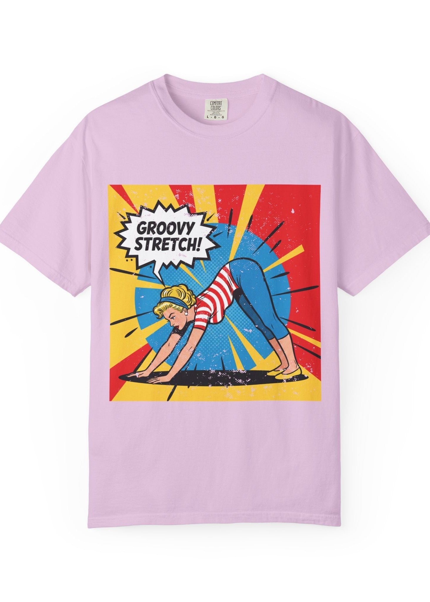 Retro Pop Art Yoga T-Shirt