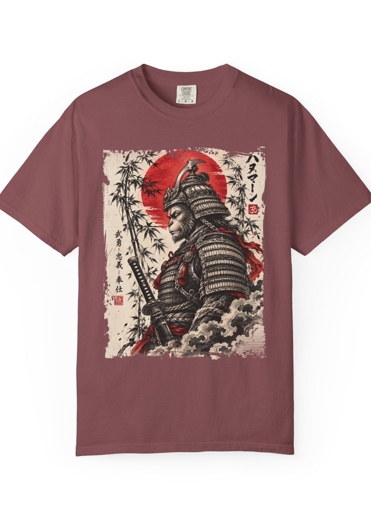Hanuman Samurai Japanese Tattoo T-Shirt