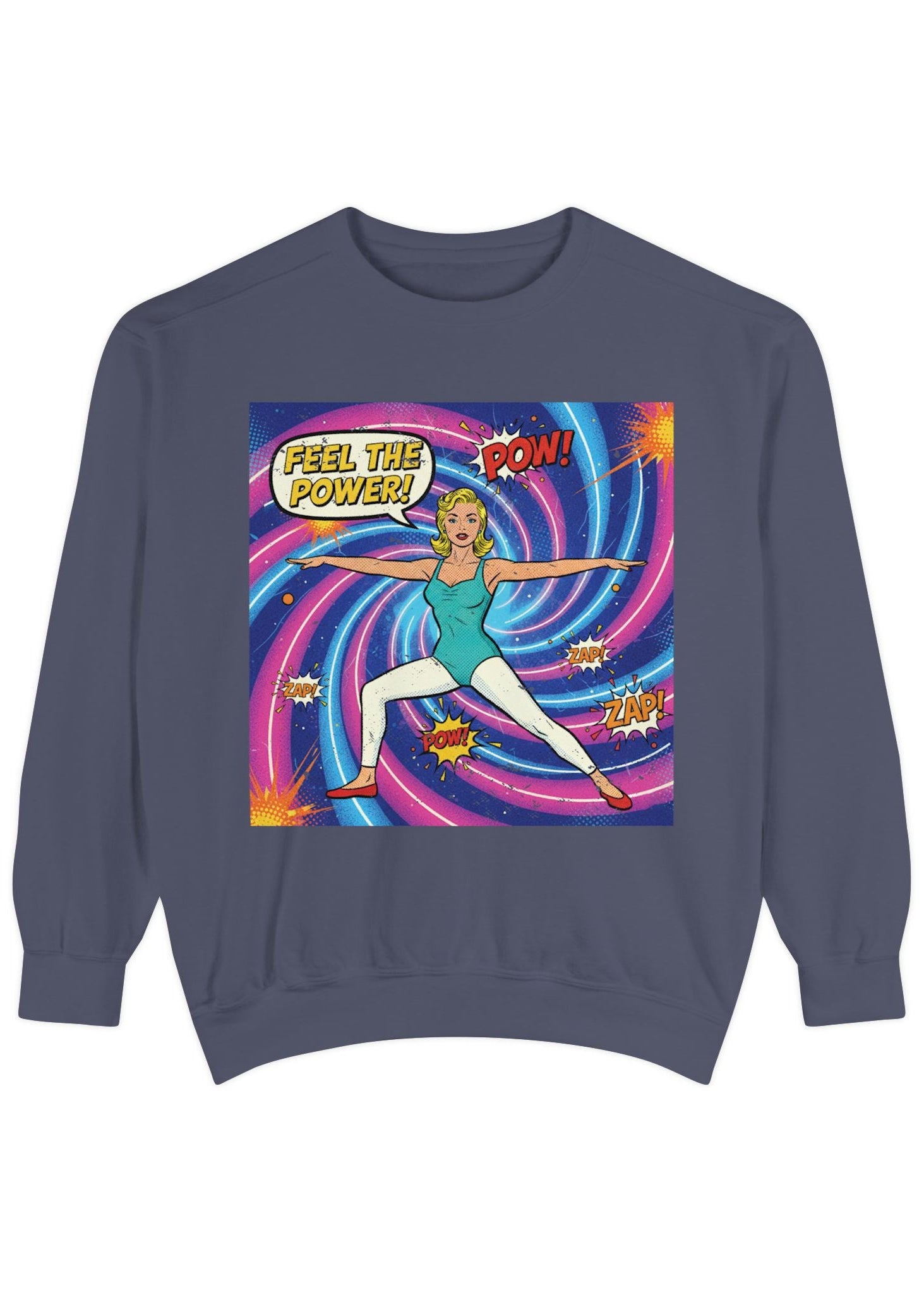 Retro Comic Yoga Sweatshirt