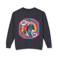 Flute Power Krishna Pop Art Sweatshirt – Retro Divine Music Psychedelic Pullover