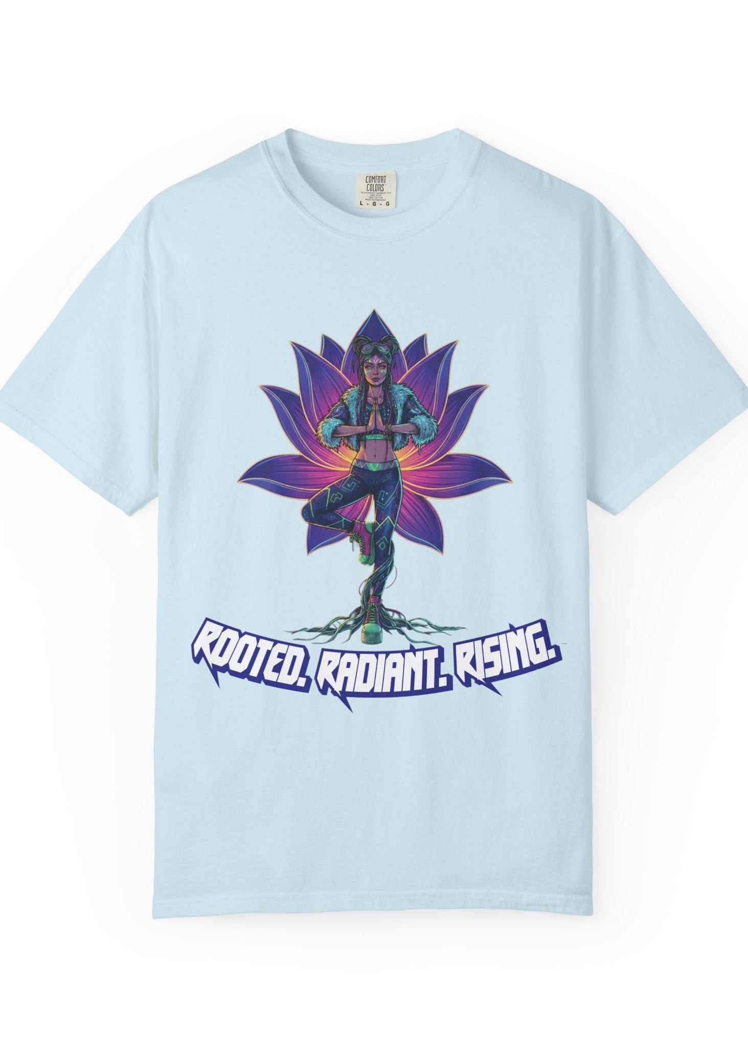 Rooted. Radiant. Rising. Graphic Tee – Urban Spirit Edition