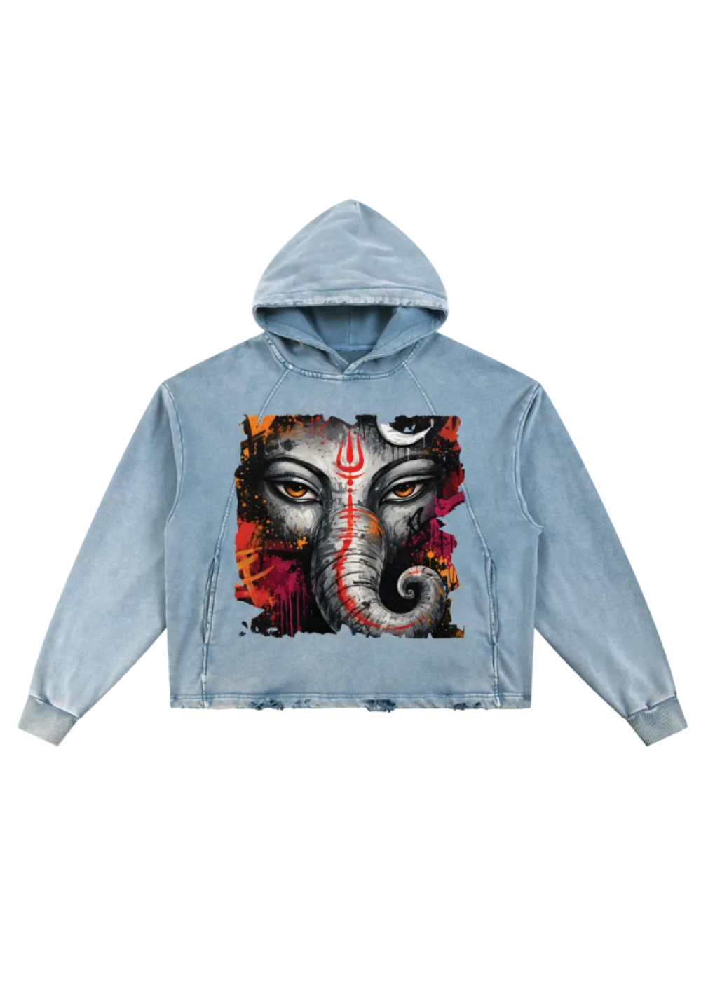 Om Gam Ganapataye Vintage Hoodie