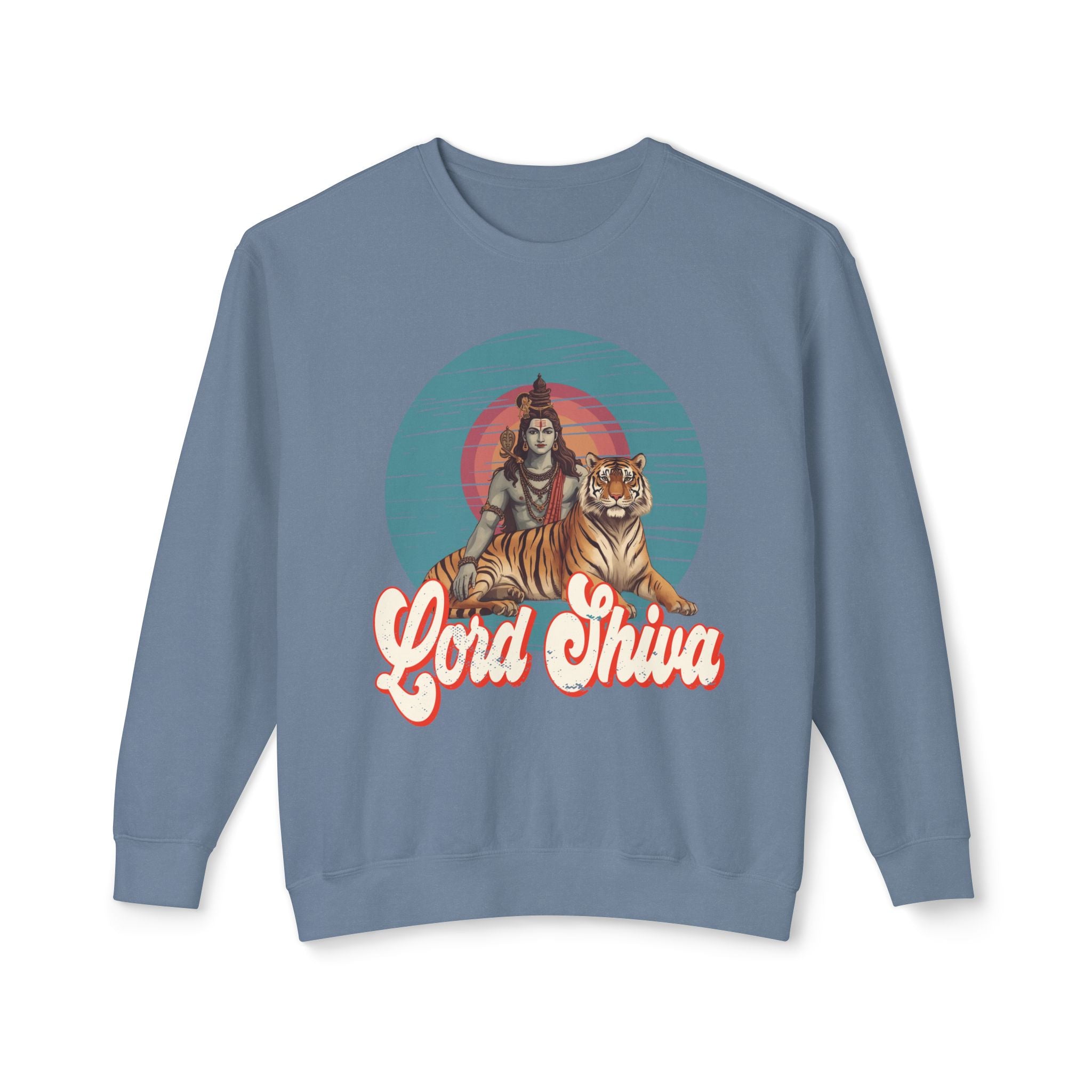 Lord Shiva Sweatshirt – Retro Hindu Spiritual Art Crewneck