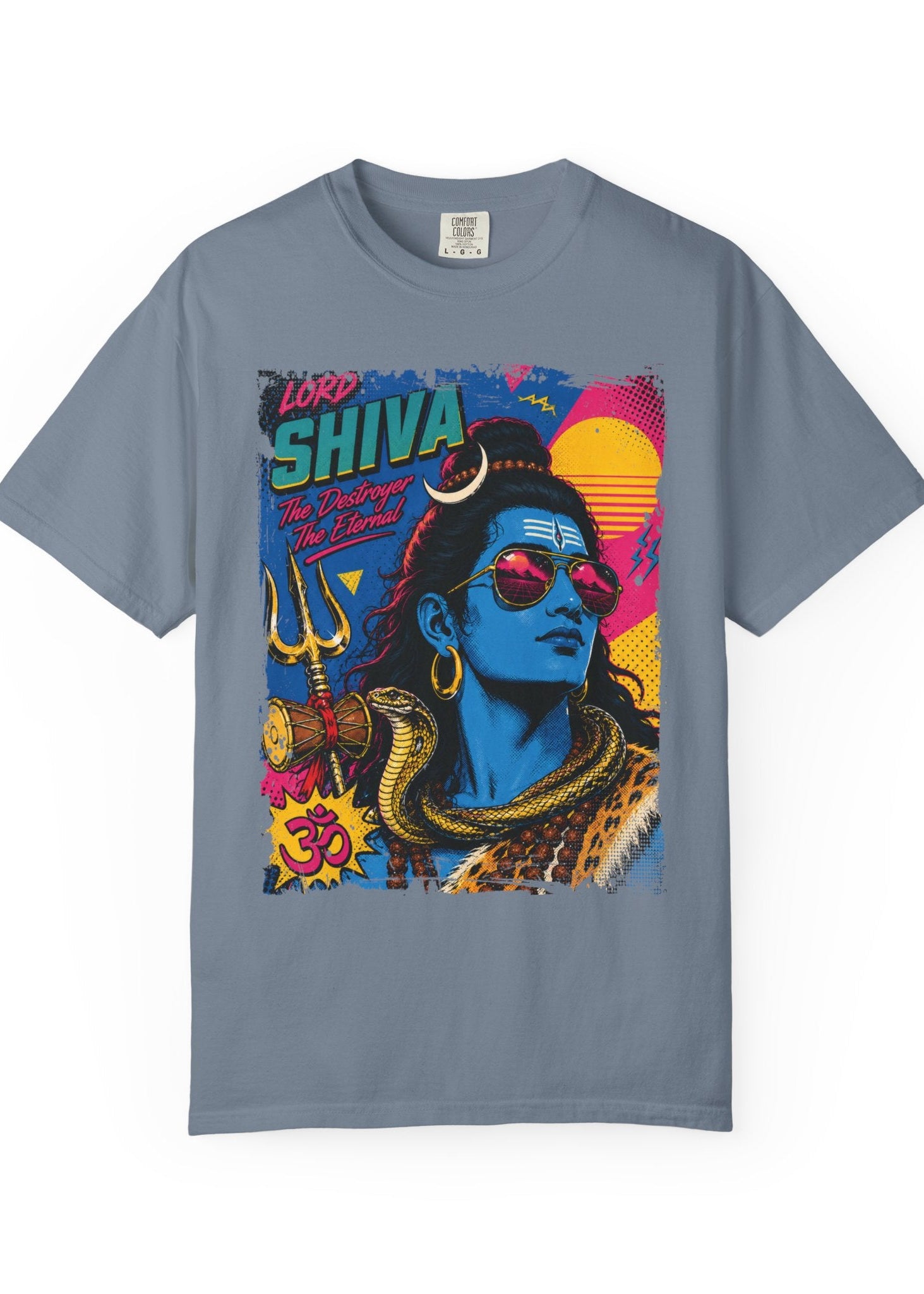 Retro Lord Shiva Pop Art T-Shirt
