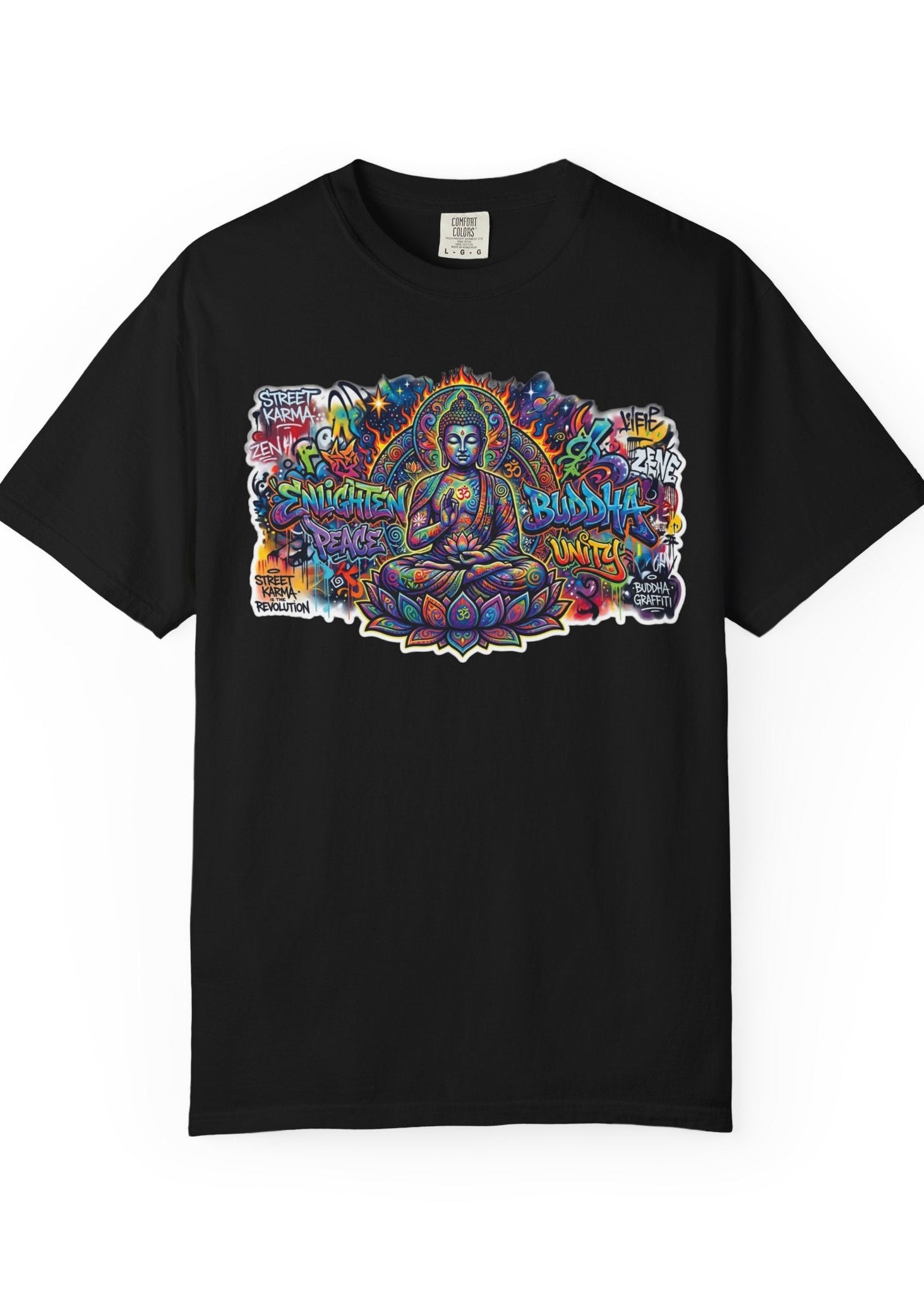 Graffiti Buddha Street Art T-Shirt