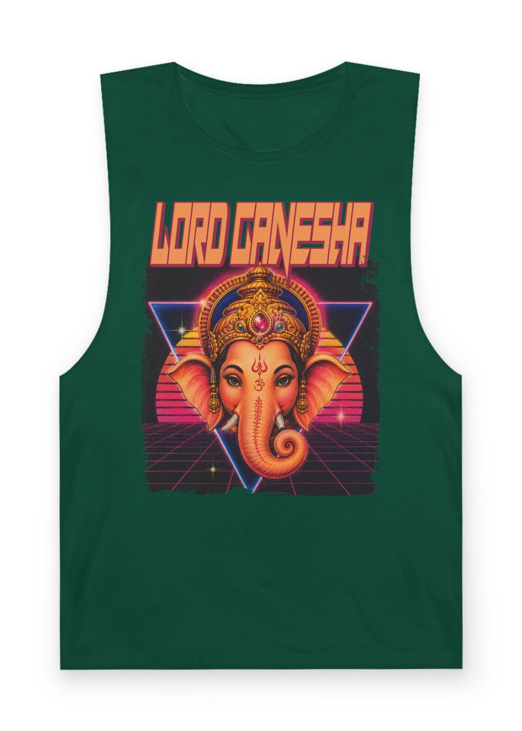 80s Synthwave Lord Ganesha Tank Top