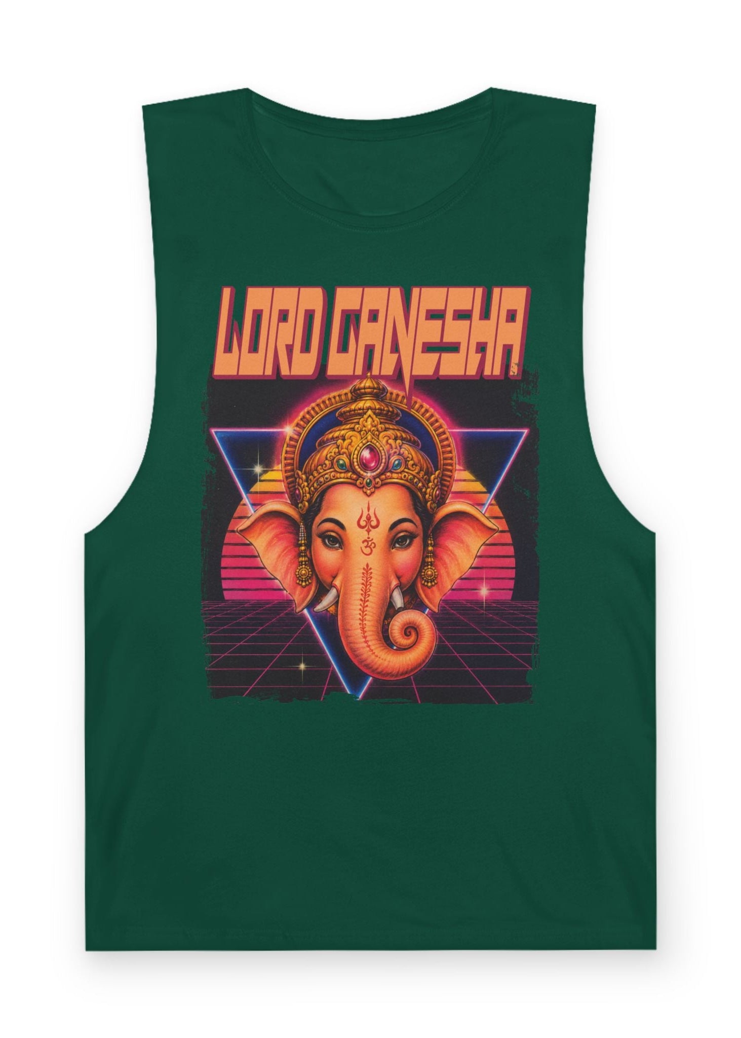 80s Synthwave Lord Ganesha Tank Top