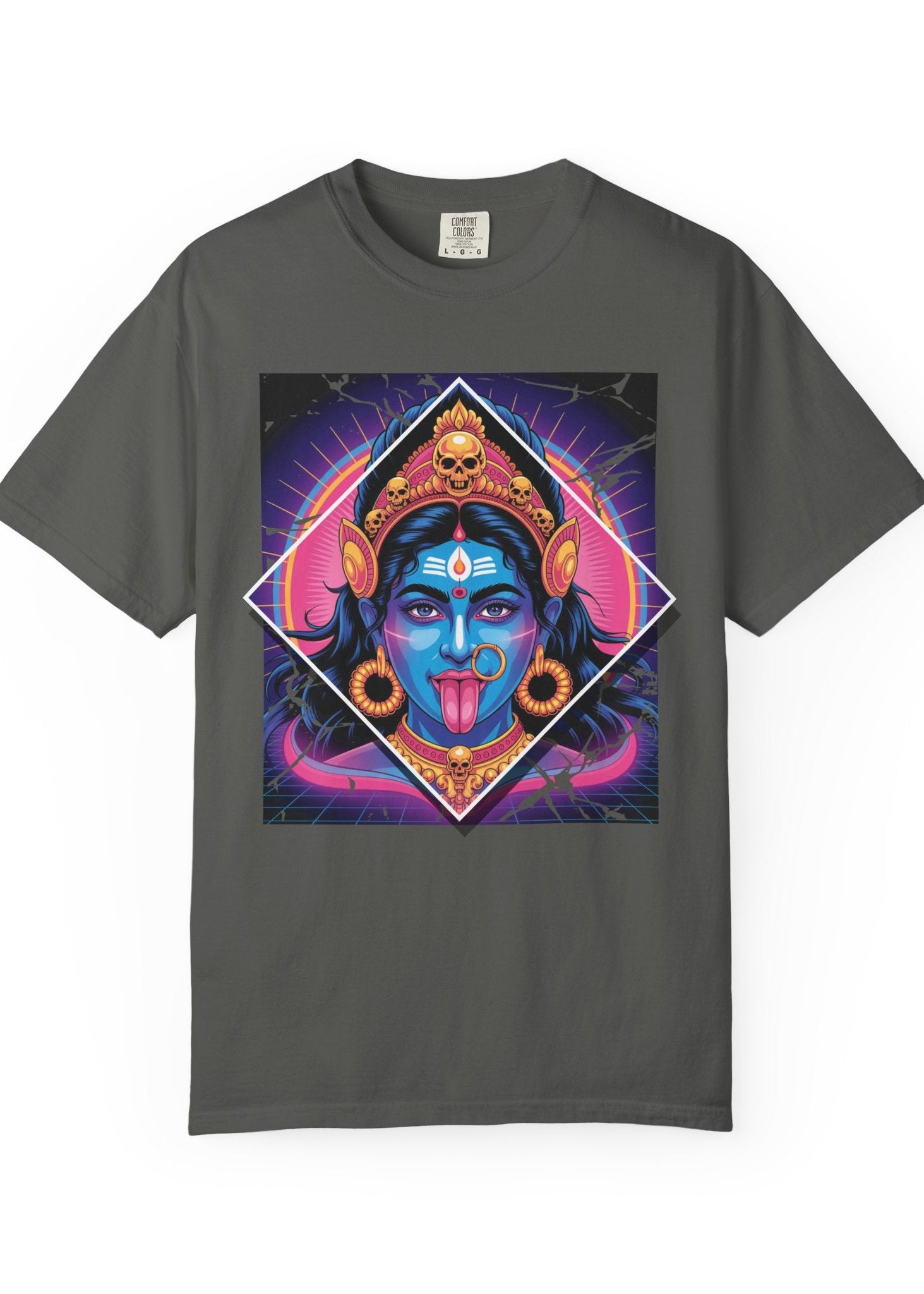 80s Neon Maa Kali Graphic Tee