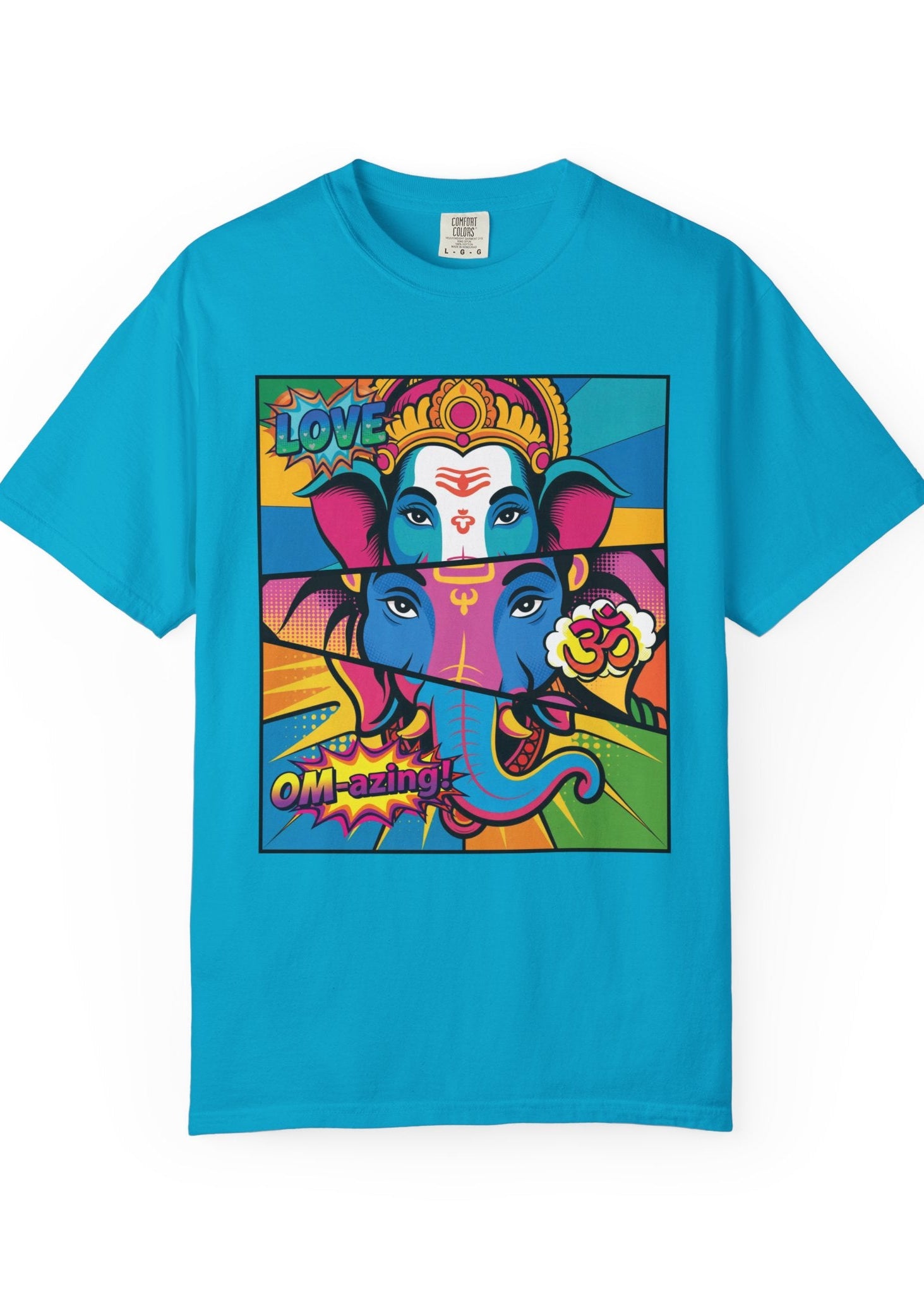 Pop Art Lord Ganesha “OM-azing” T-Shirt