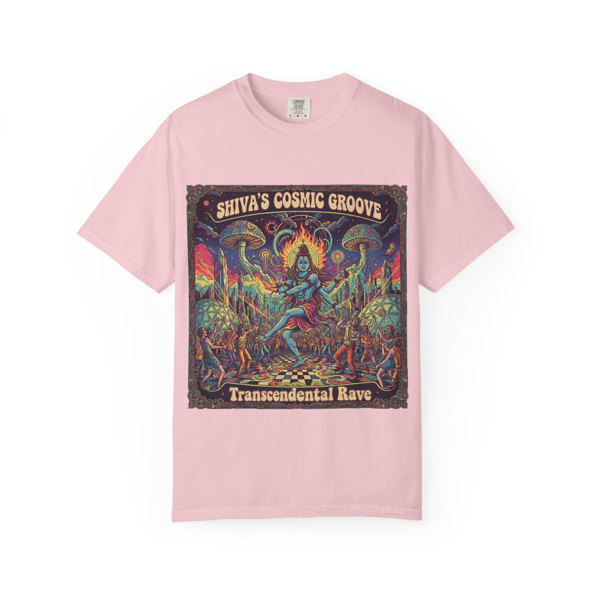 Shiva's Cosmic Groove T-Shirt – Transcendental Rave Psychedelic Graphic Tee