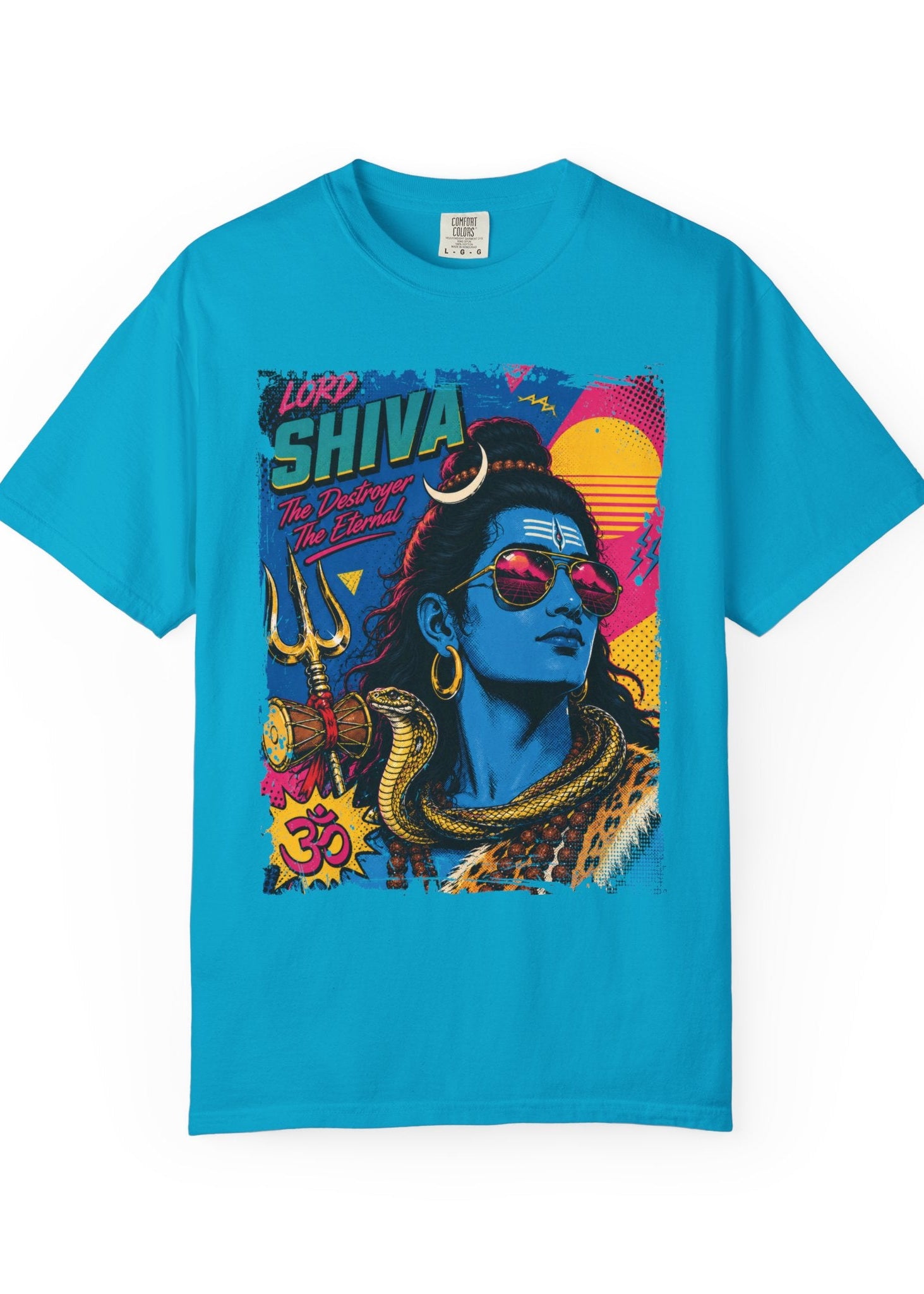 Retro Lord Shiva Pop Art T-Shirt