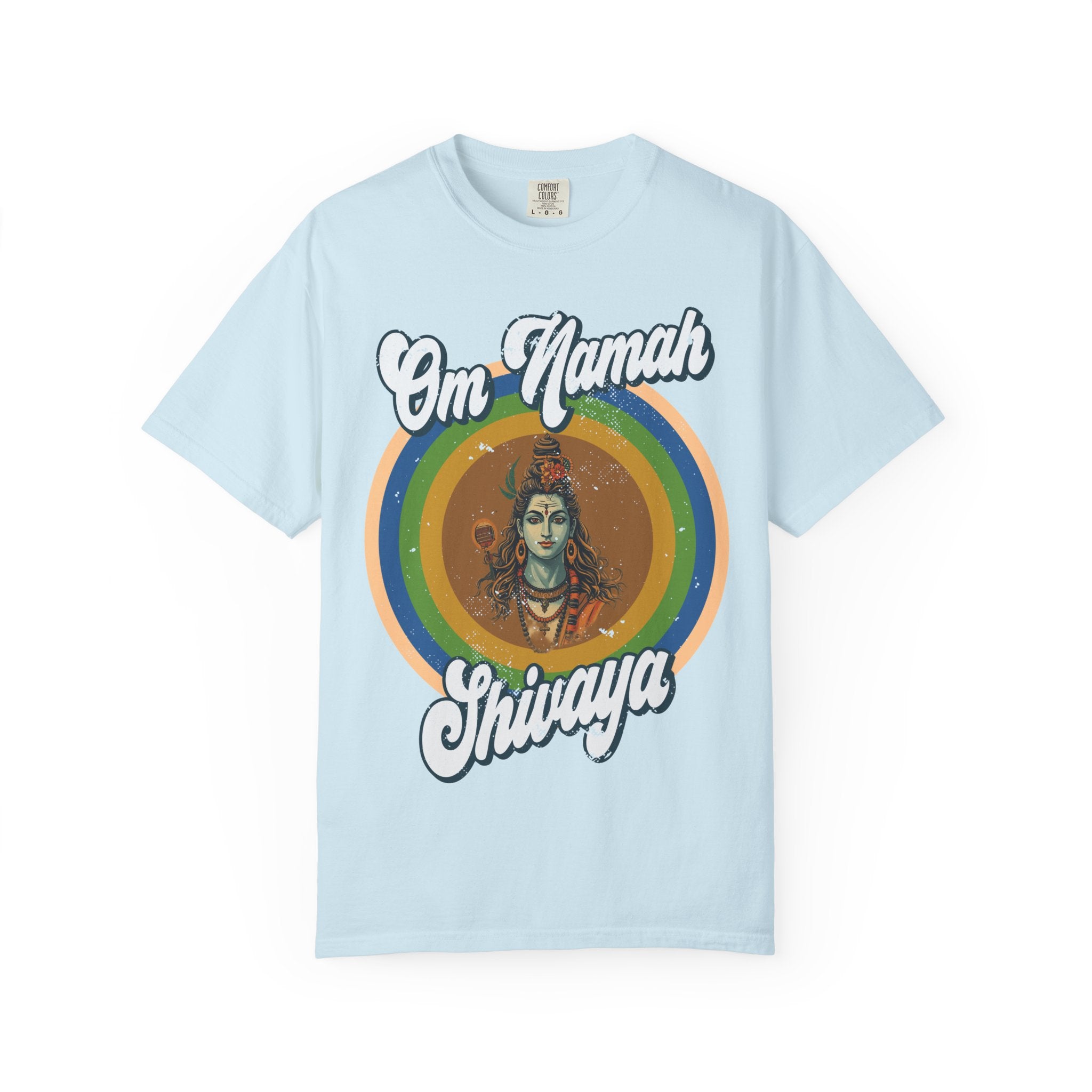 Lord Shiva Retro T-Shirt – Om Namah Shivaya Mantra Spiritual Tee