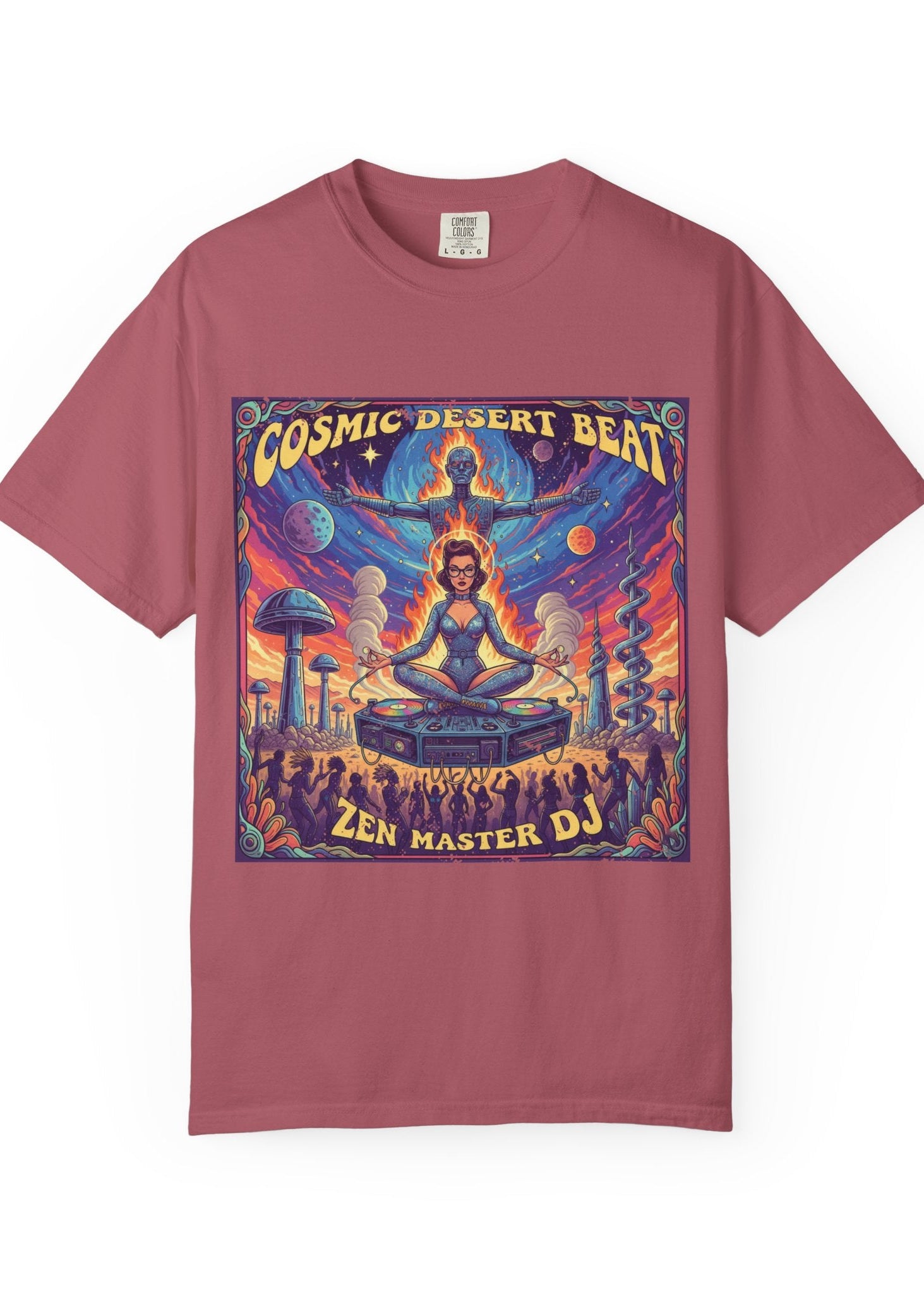 Pinup DJ Desert Rave T-Shirt