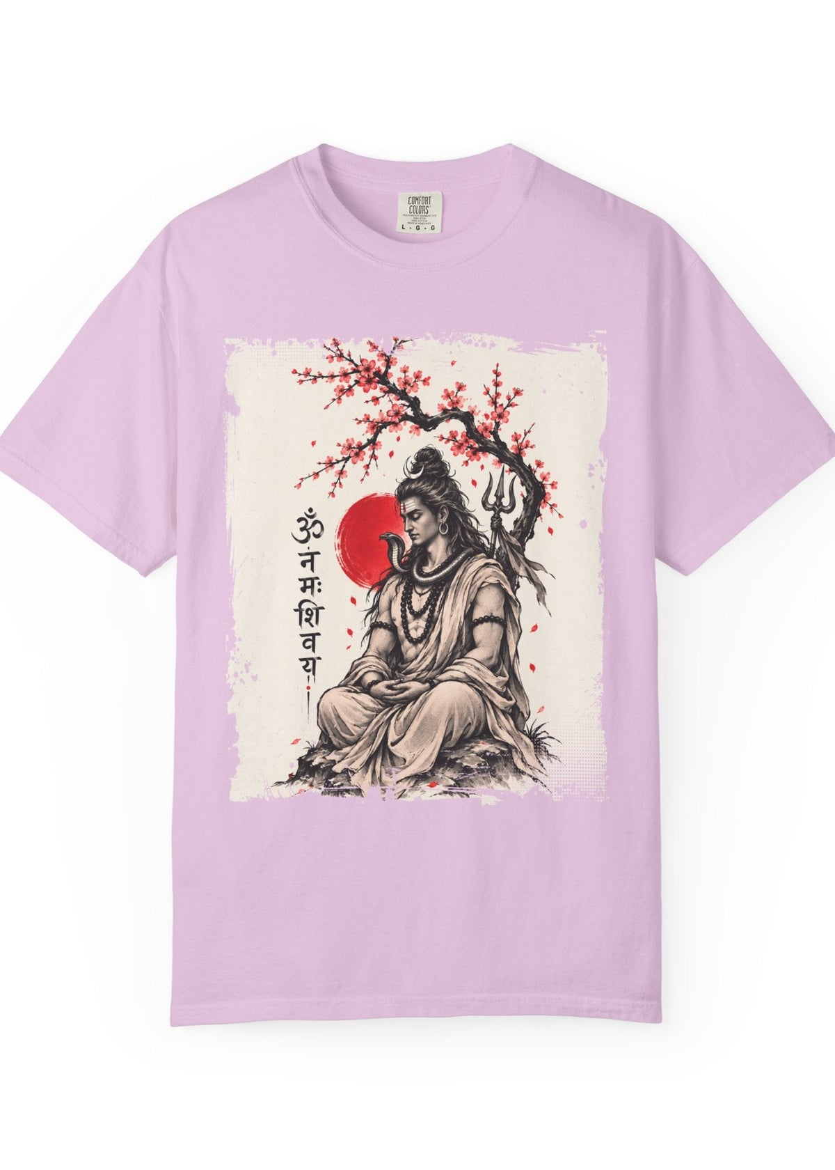 Lord Shiva Sakura Meditation T-Shirt