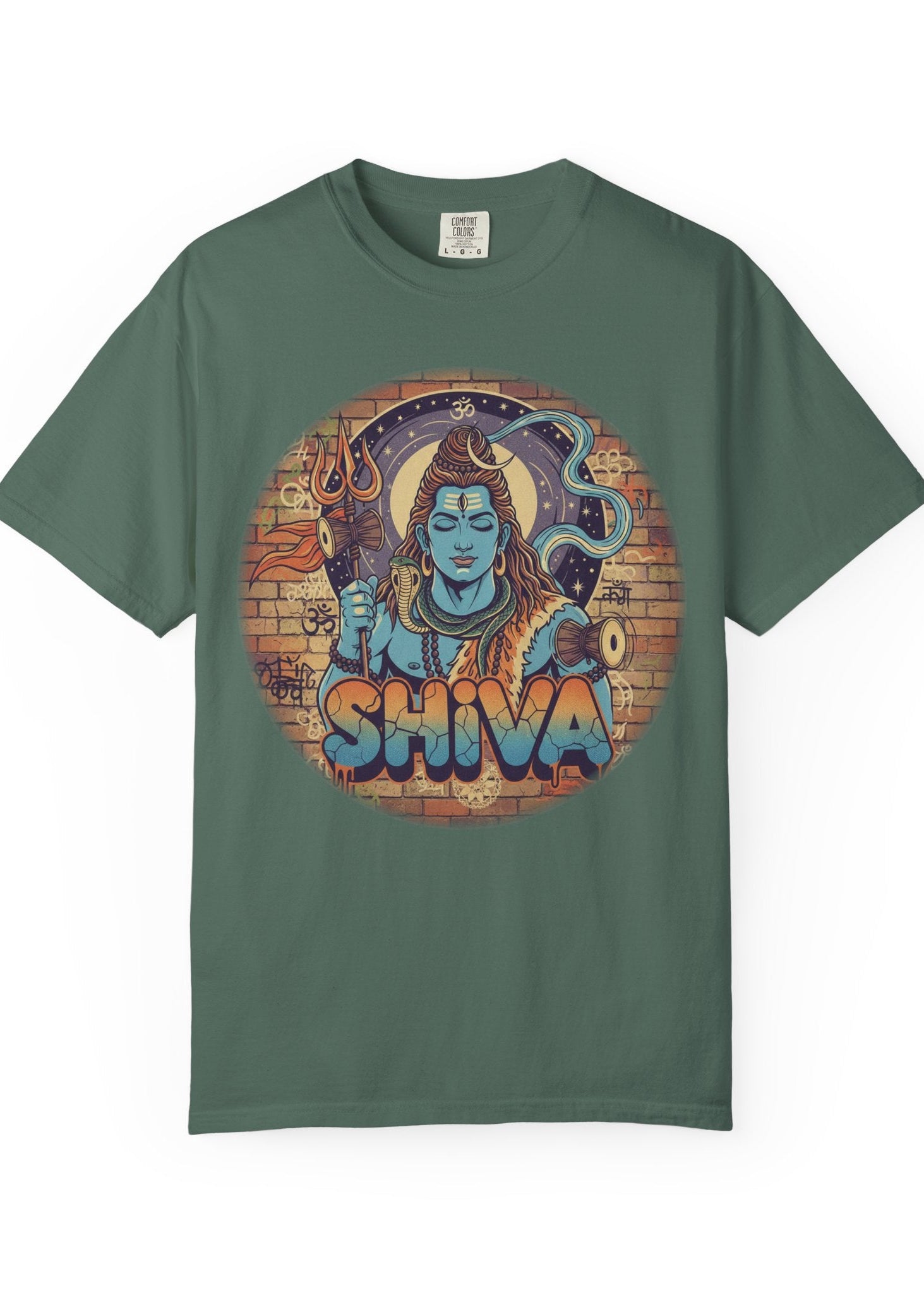 Lord Shiva Graffiti Streetwear Tee