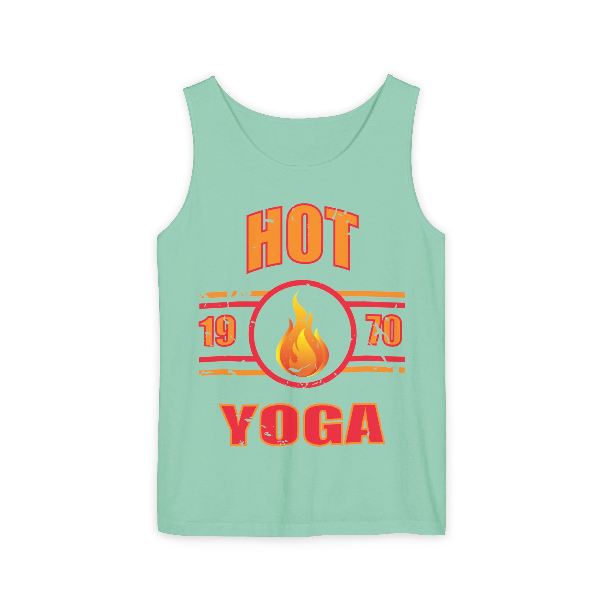 Vintage Hot Yoga Muscle Tank – Retro 1970 Style Fitness Top