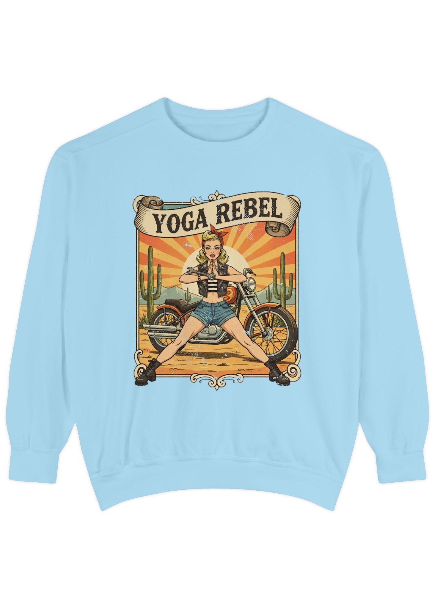 Biker Girl Yoga Pullover
