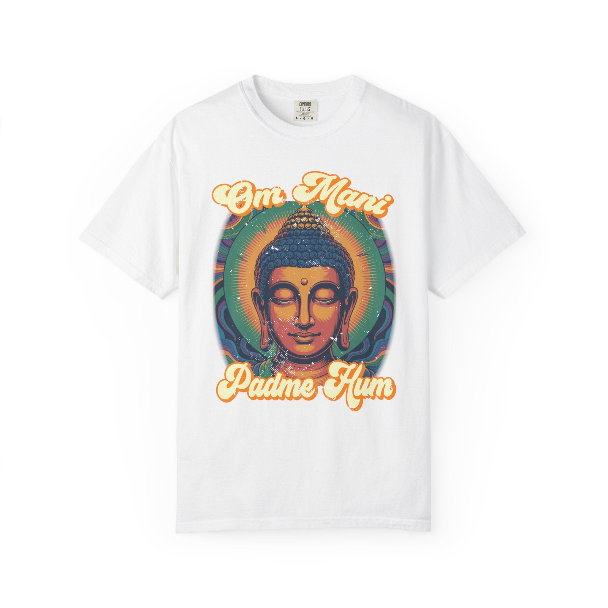 Om Mani Padme Hum T-Shirt – Tibetan Buddhist Mantra Meditation Tee