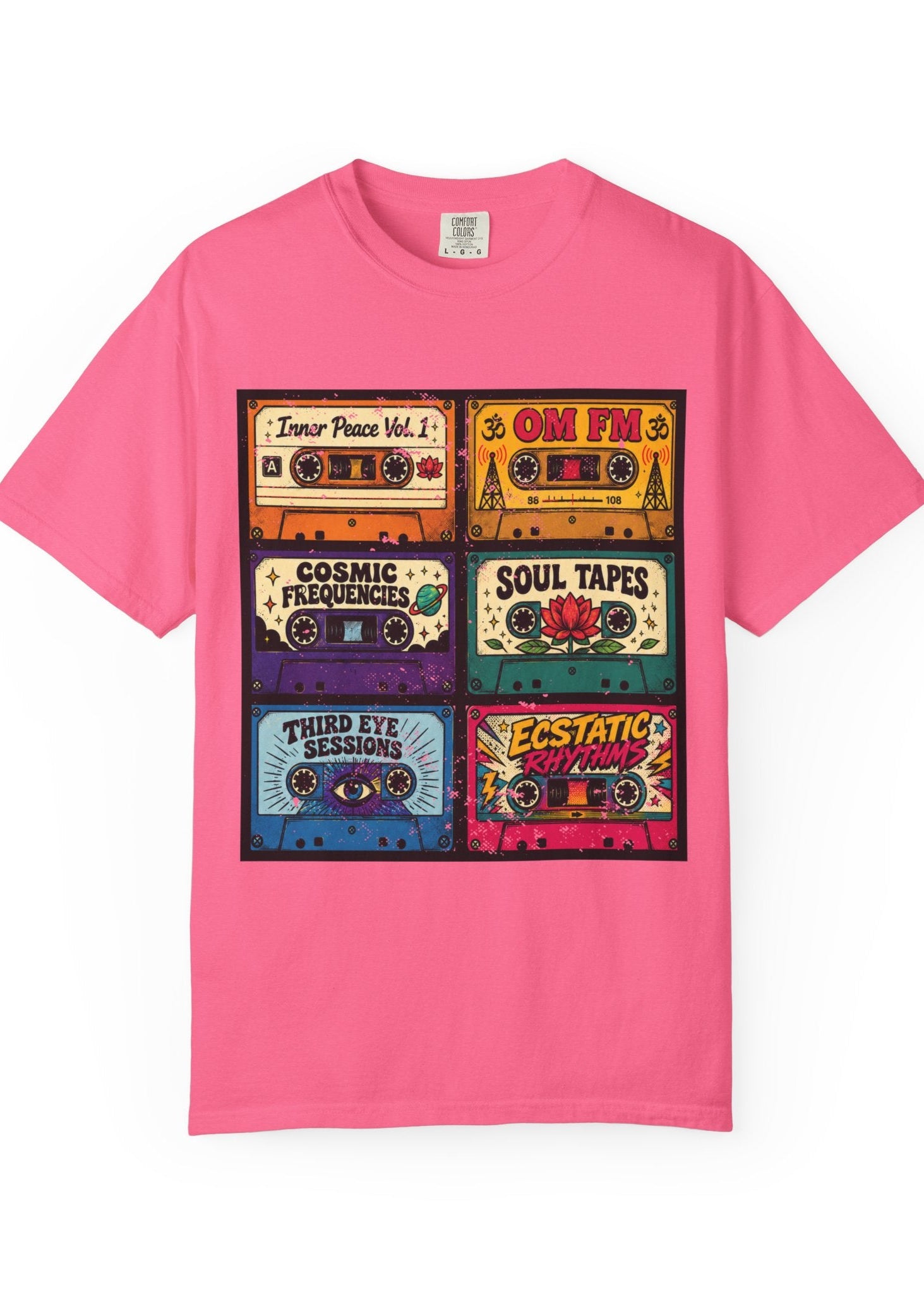 Retro Cassette Tape Yoga T-Shirt