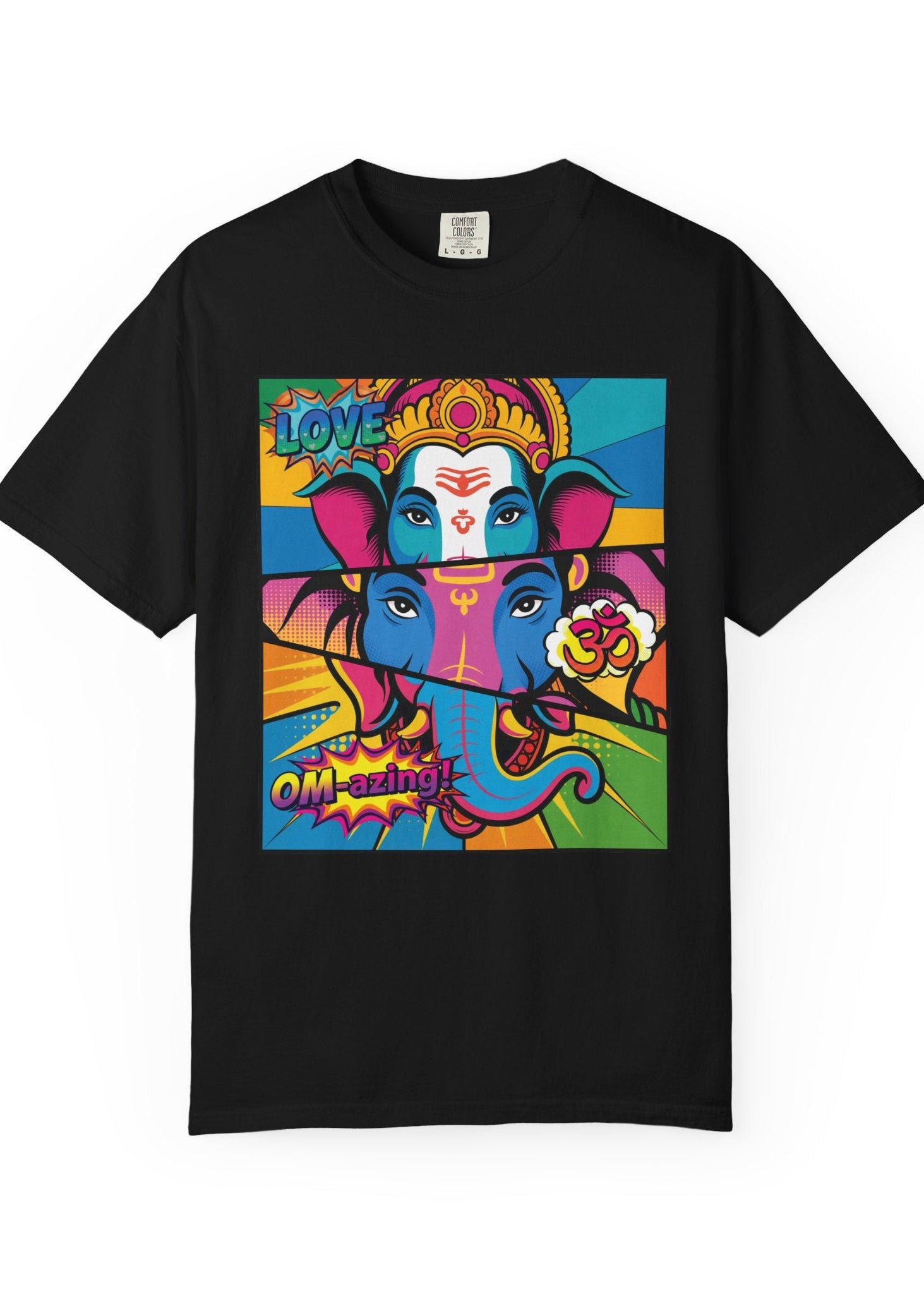 Pop Art Lord Ganesha “OM-azing” T-Shirt