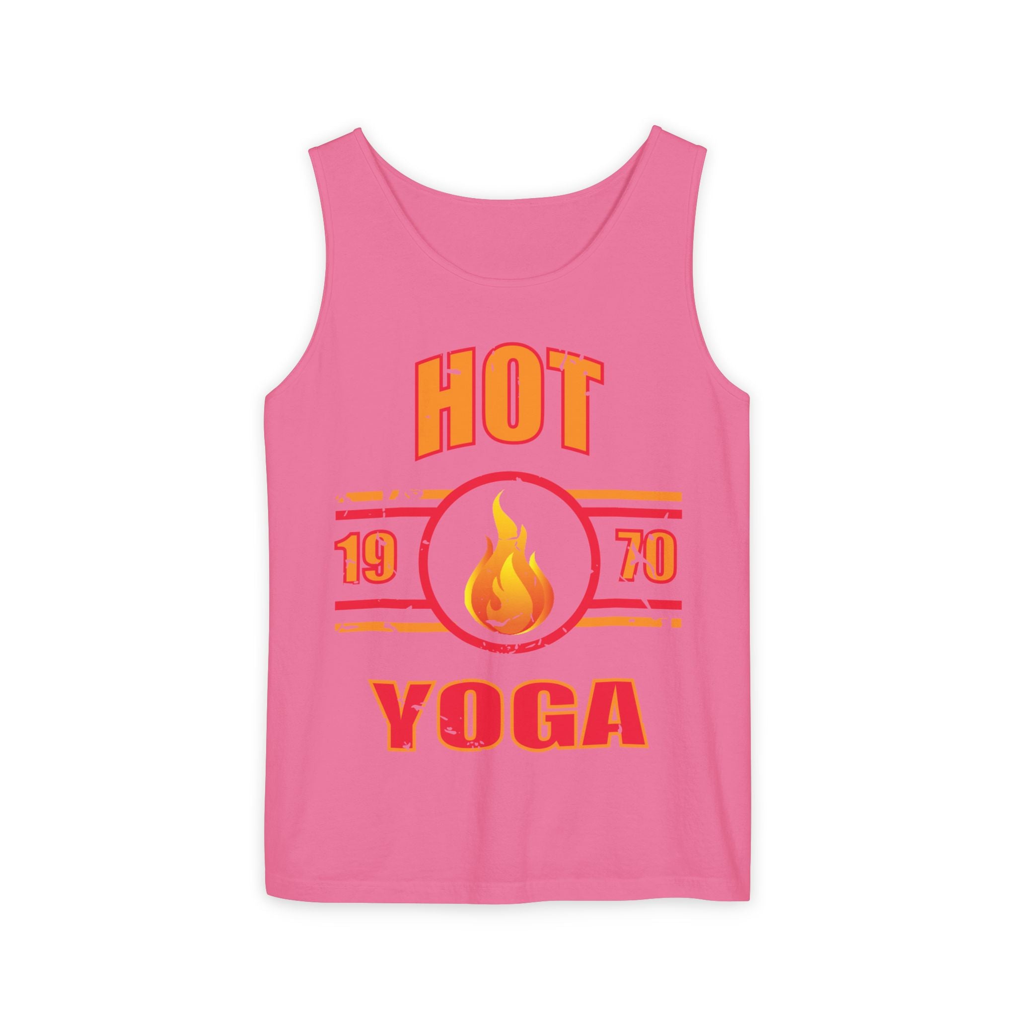 Vintage Hot Yoga Muscle Tank – Retro 1970 Style Fitness Top