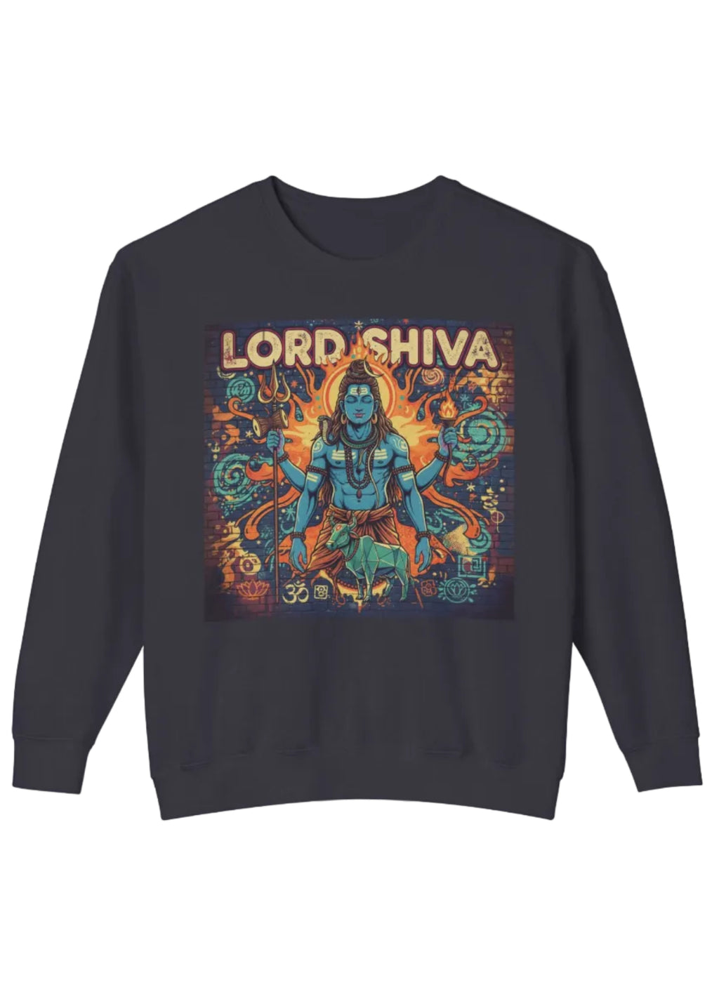 Lord Shiva Graffiti Sweatshirt