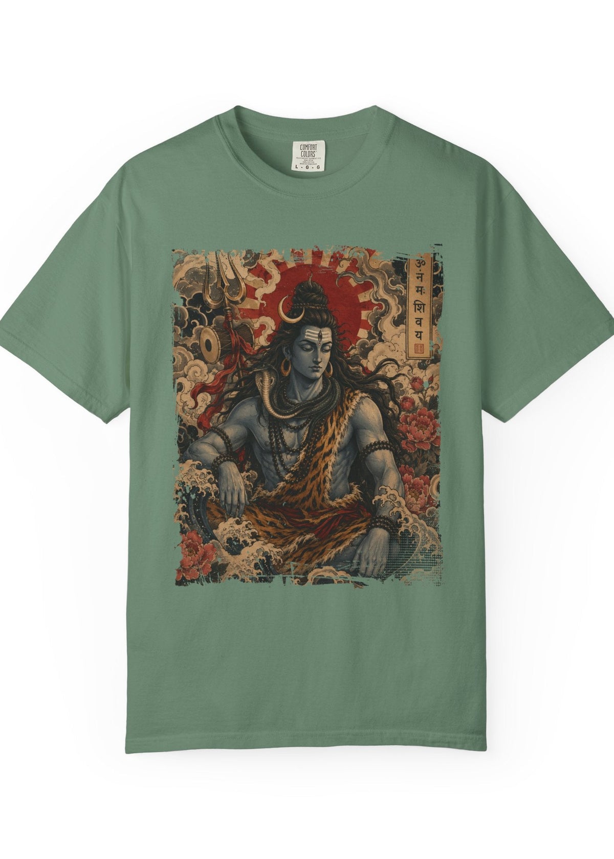 Lord Shiva Japanese Tattoo T-Shirt