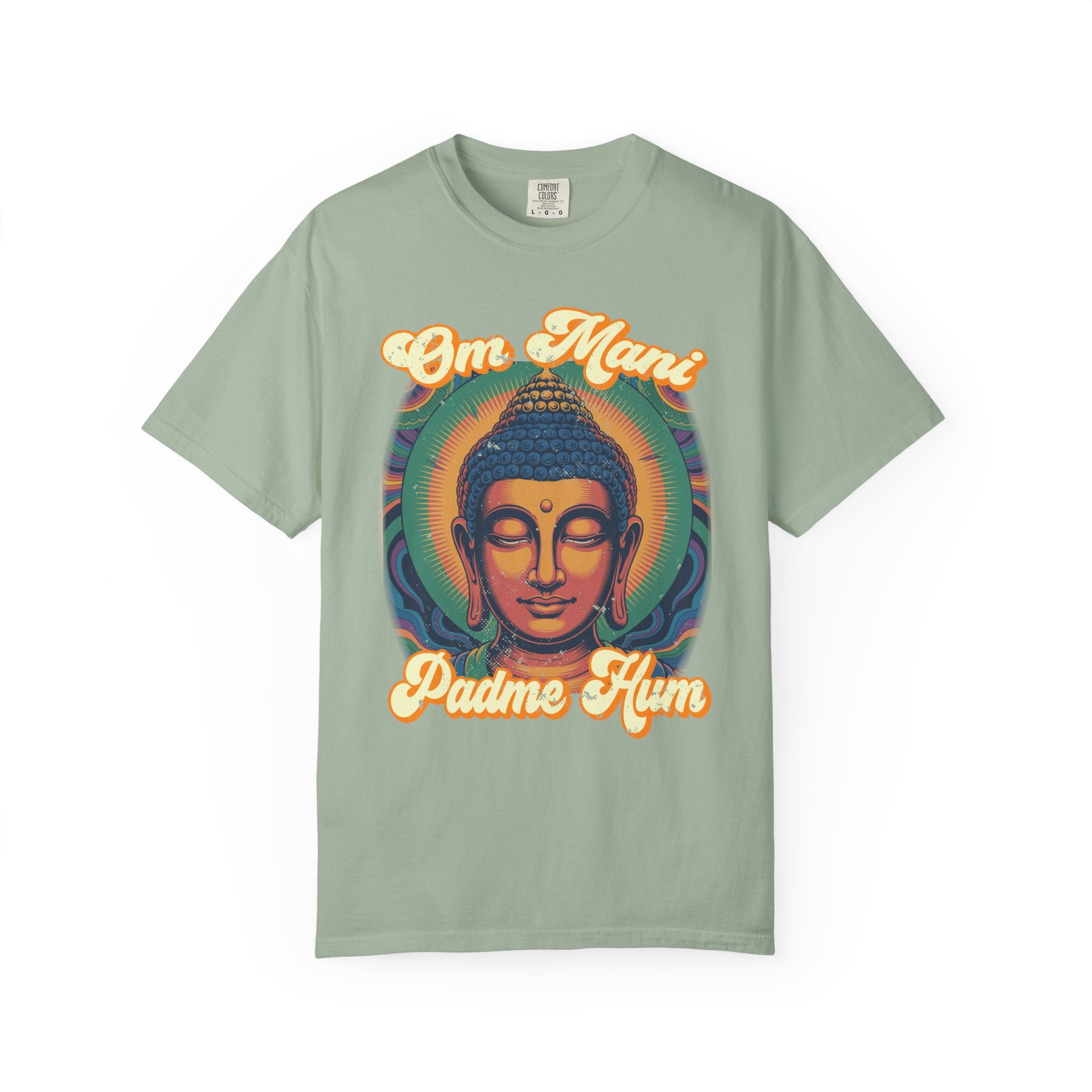 Om Mani Padme Hum T-Shirt – Tibetan Buddhist Mantra Meditation Tee