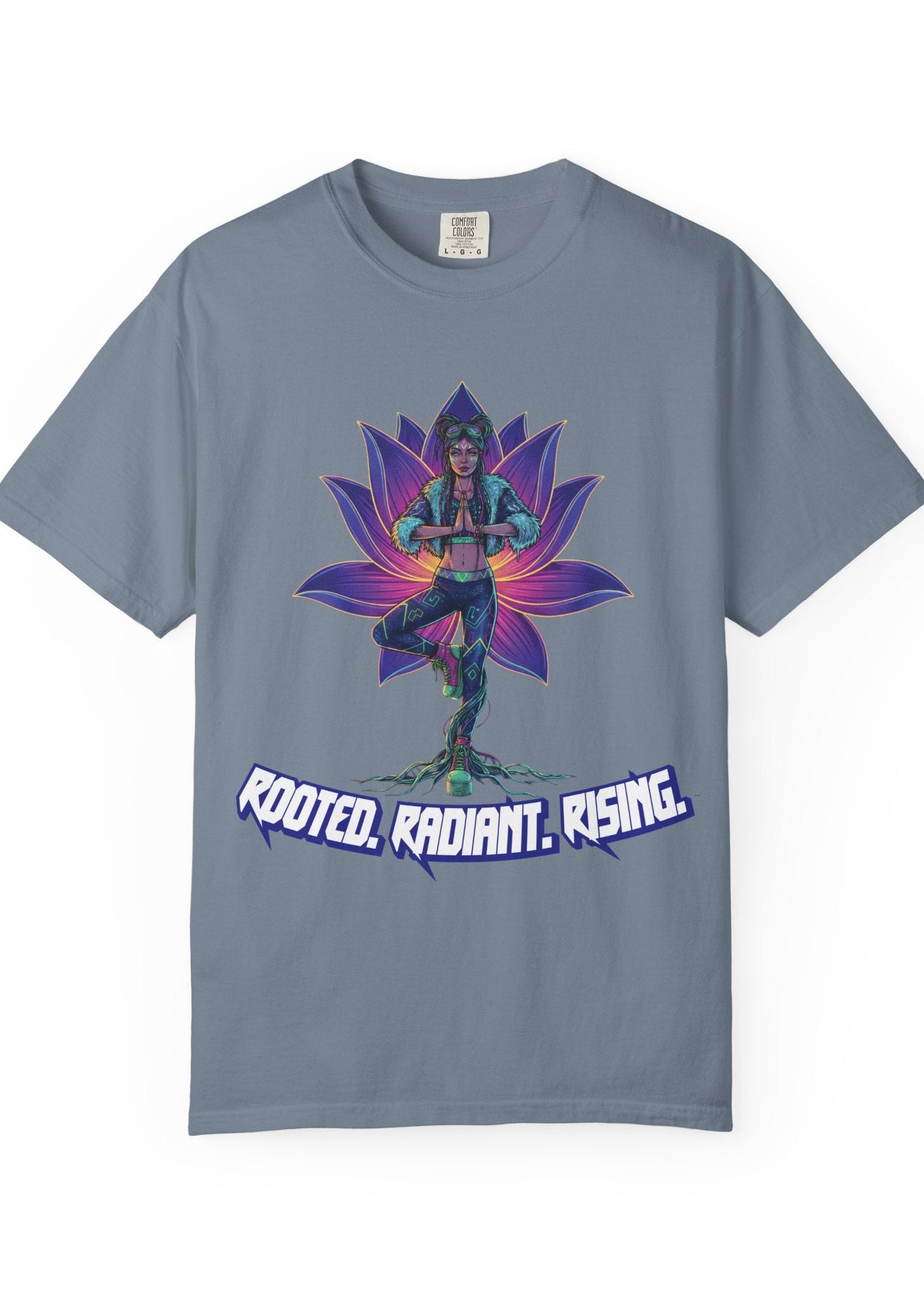 Rooted. Radiant. Rising. Graphic Tee – Urban Spirit Edition