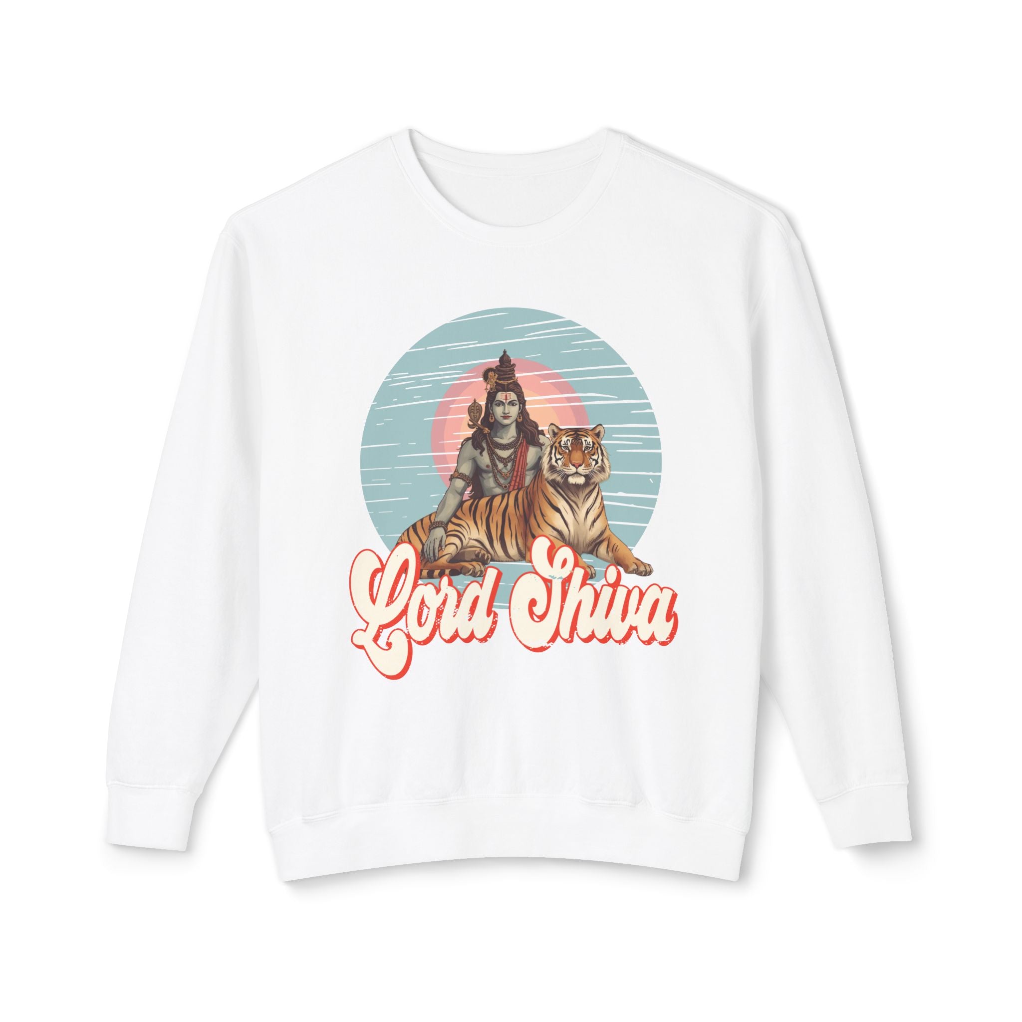Lord Shiva Sweatshirt – Retro Hindu Spiritual Art Crewneck