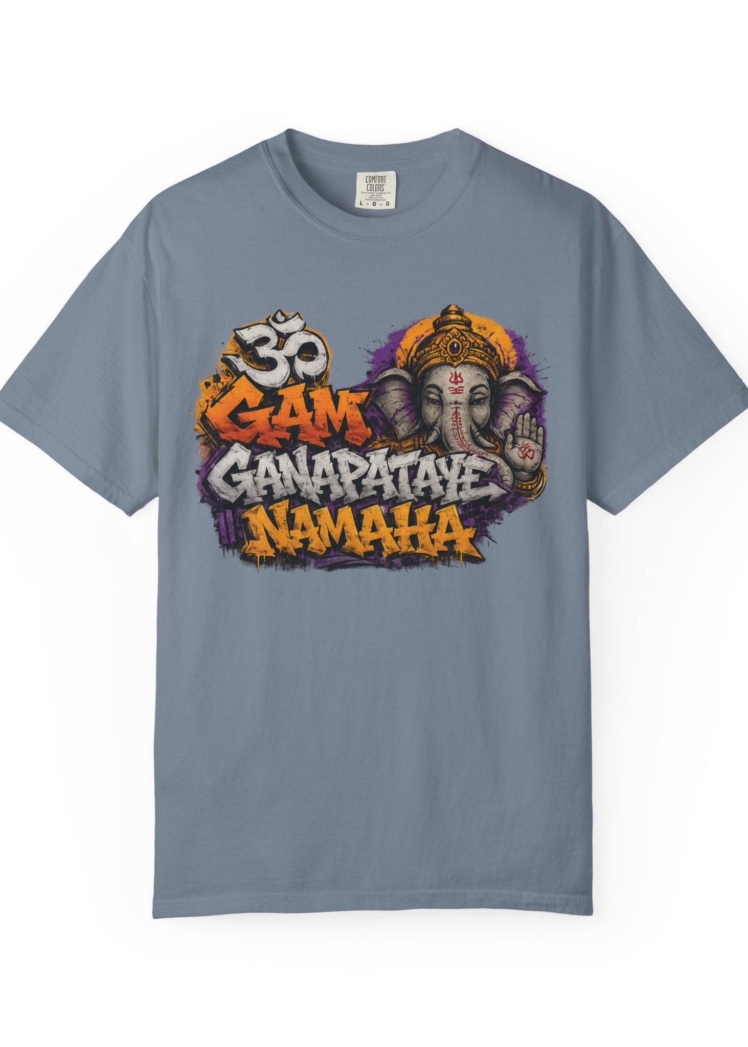 Om Gam Ganapataye Namaha Graffiti Ganesha Tee