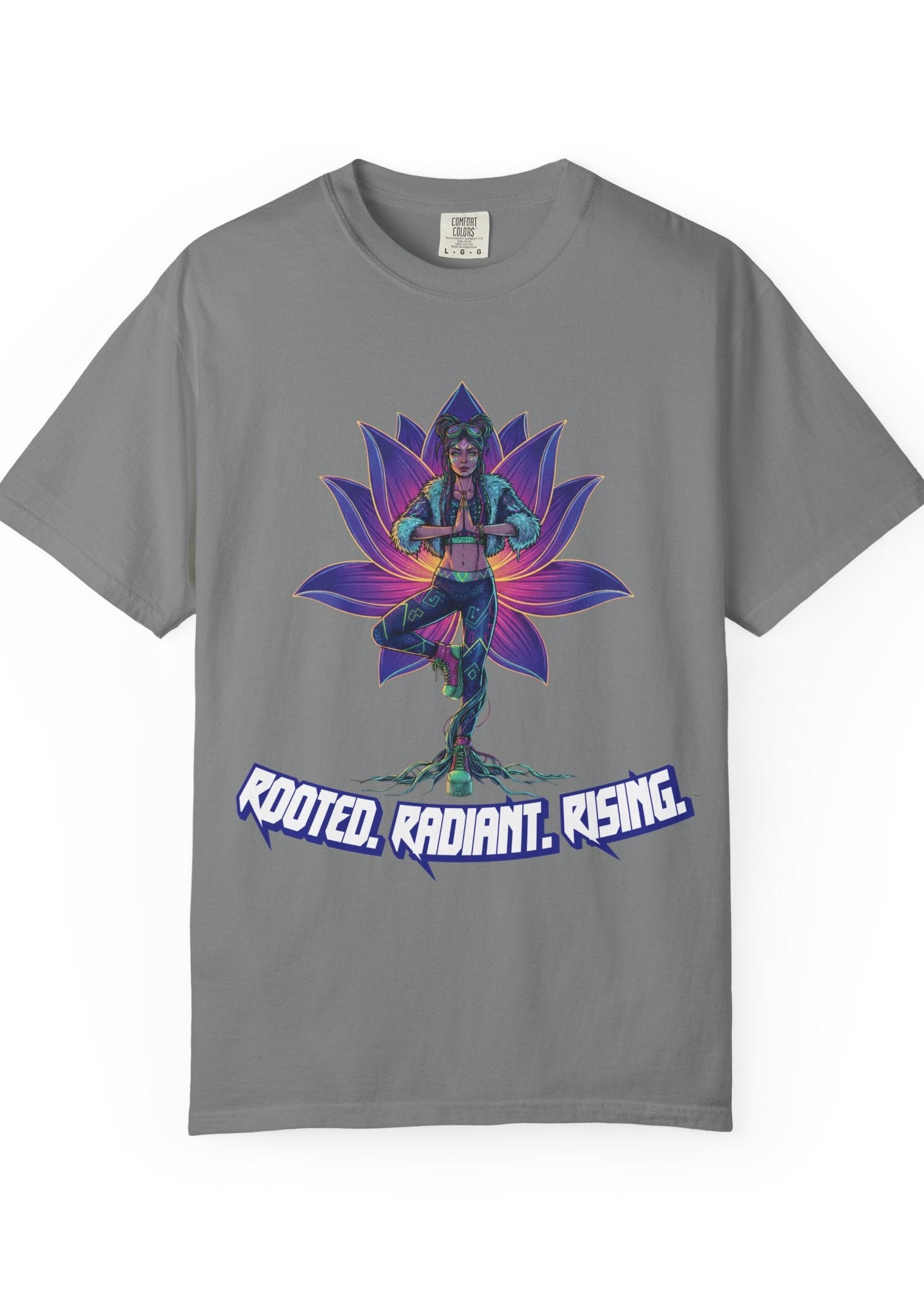Rooted. Radiant. Rising. Graphic Tee – Urban Spirit Edition