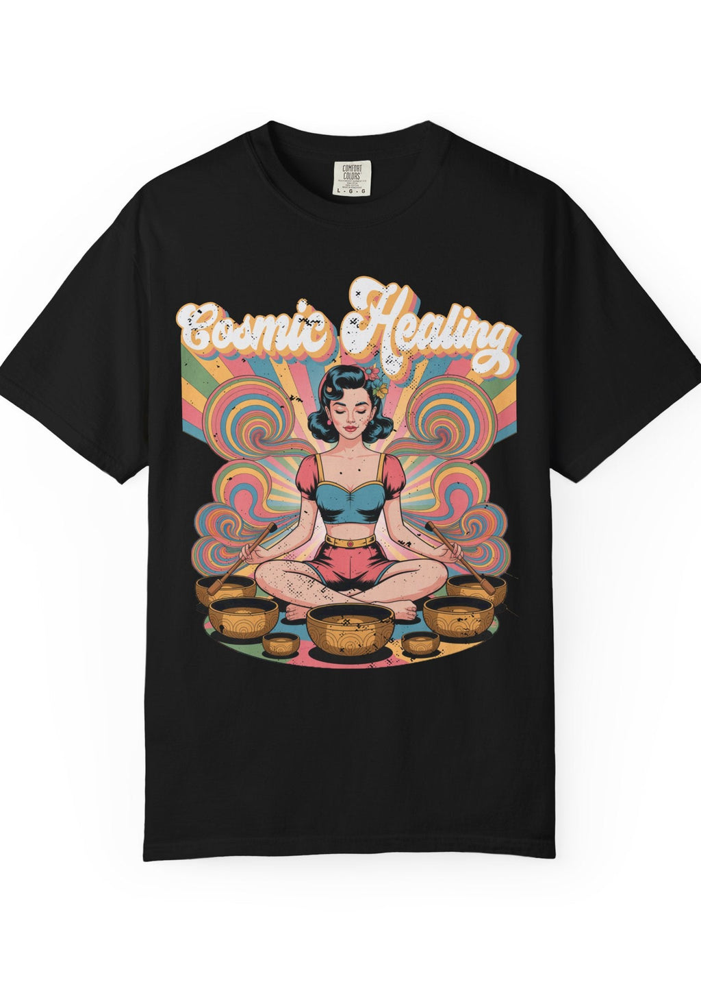 Cosmic Healing Sound Bowl Tee