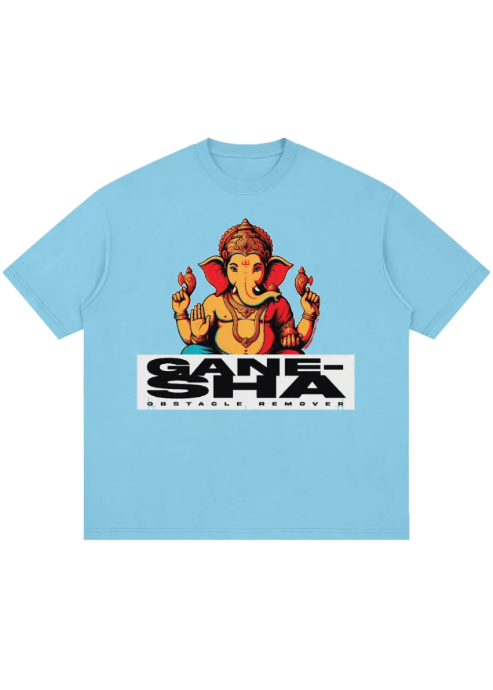 Ganesha Pop Art Oversized Tee