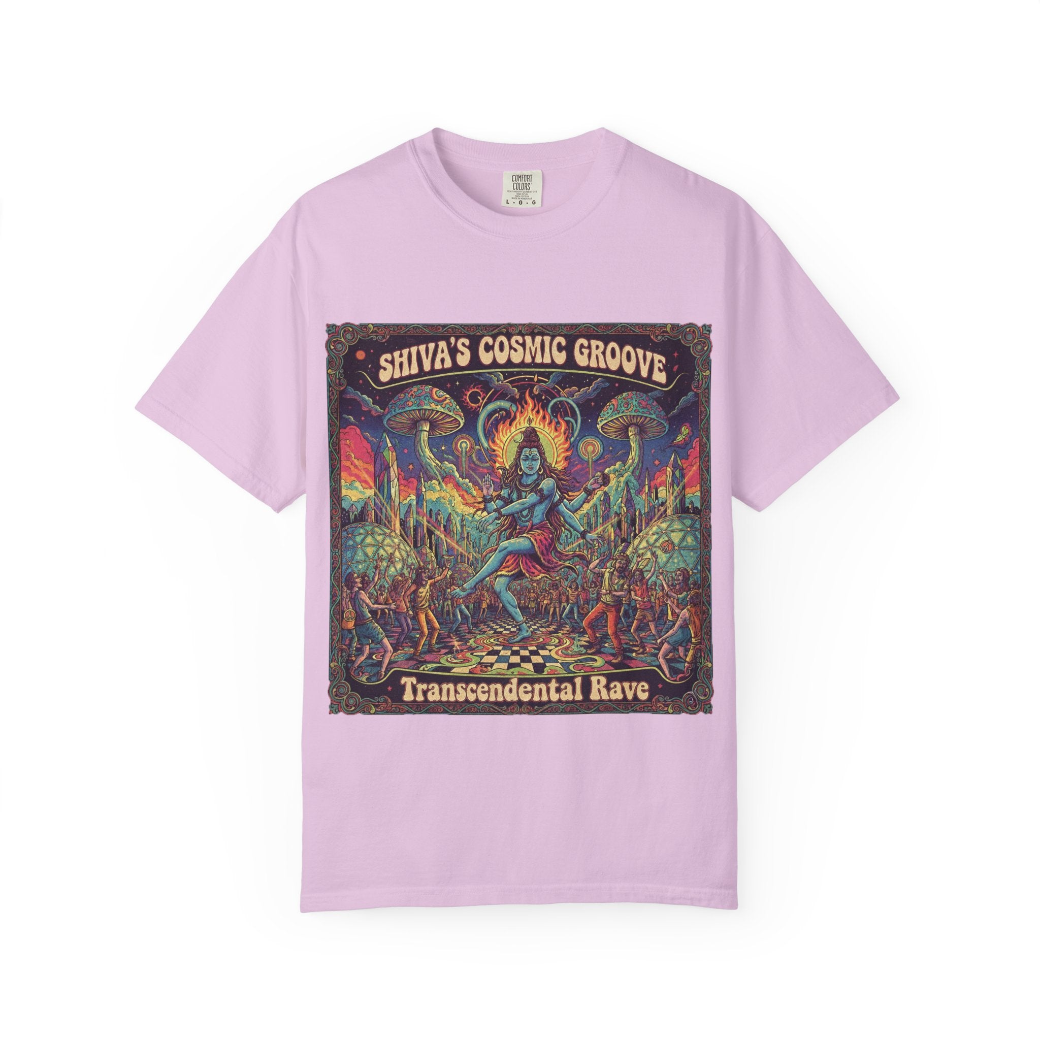 Shiva's Cosmic Groove T-Shirt – Transcendental Rave Psychedelic Graphic Tee