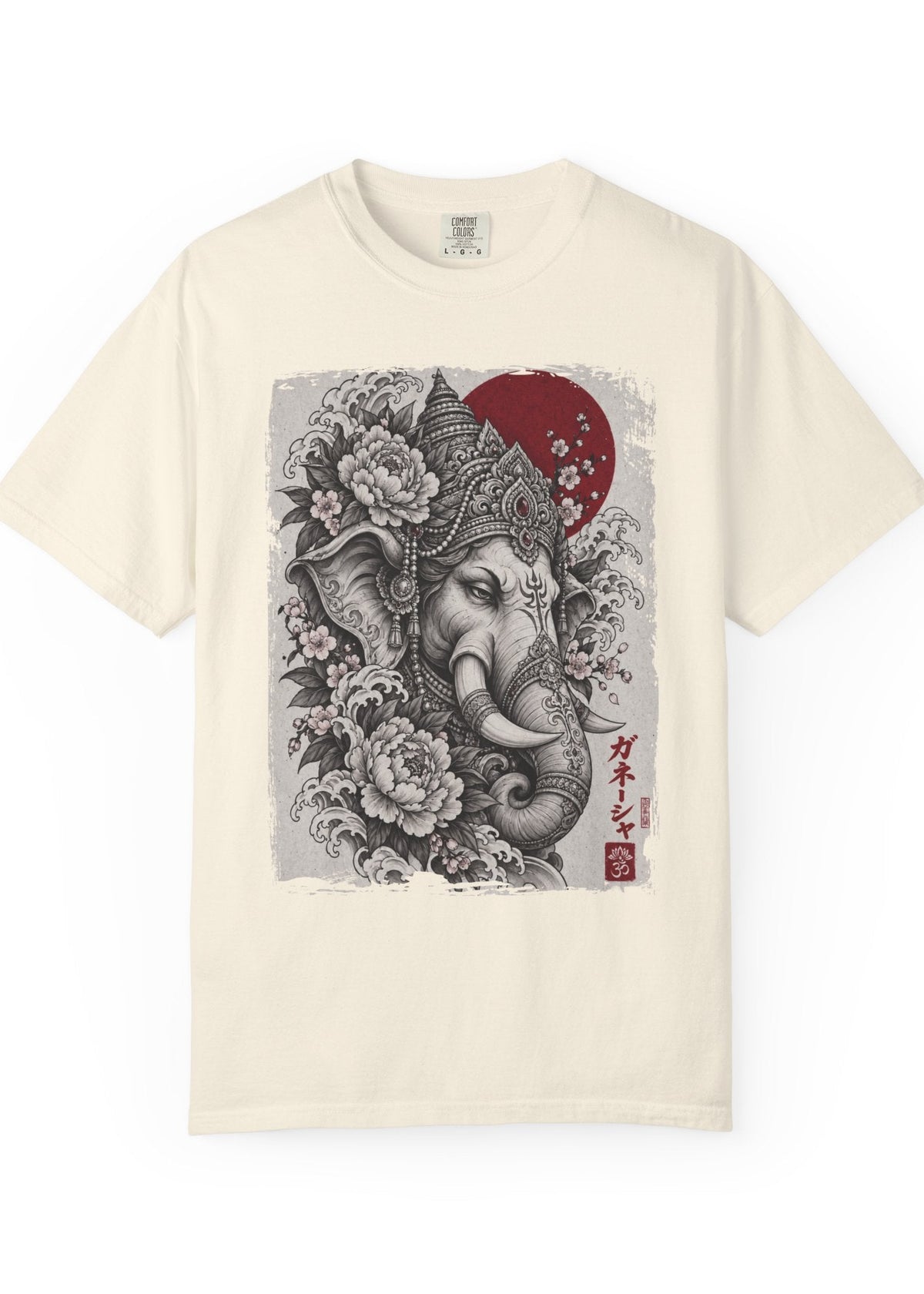 Japanese Ganesha Tattoo Graphic T-Shirt