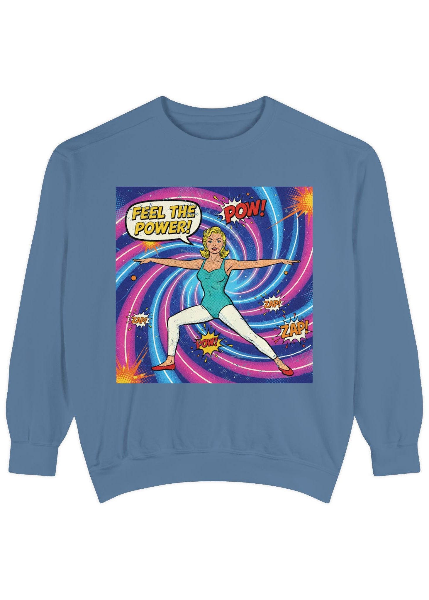 Retro Comic Yoga Sweatshirt