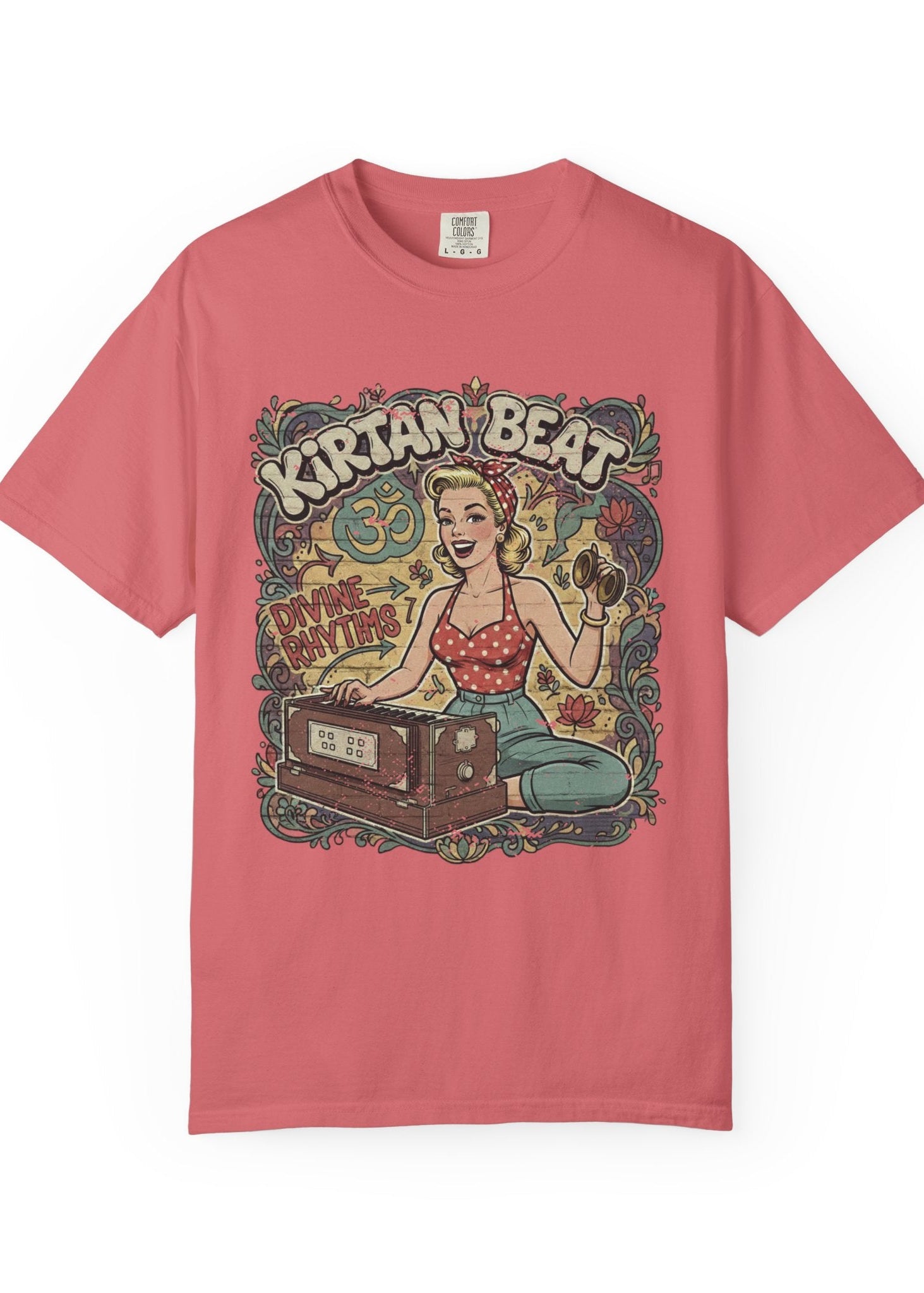 Kirtan Beat Retro Yoga T-Shirt