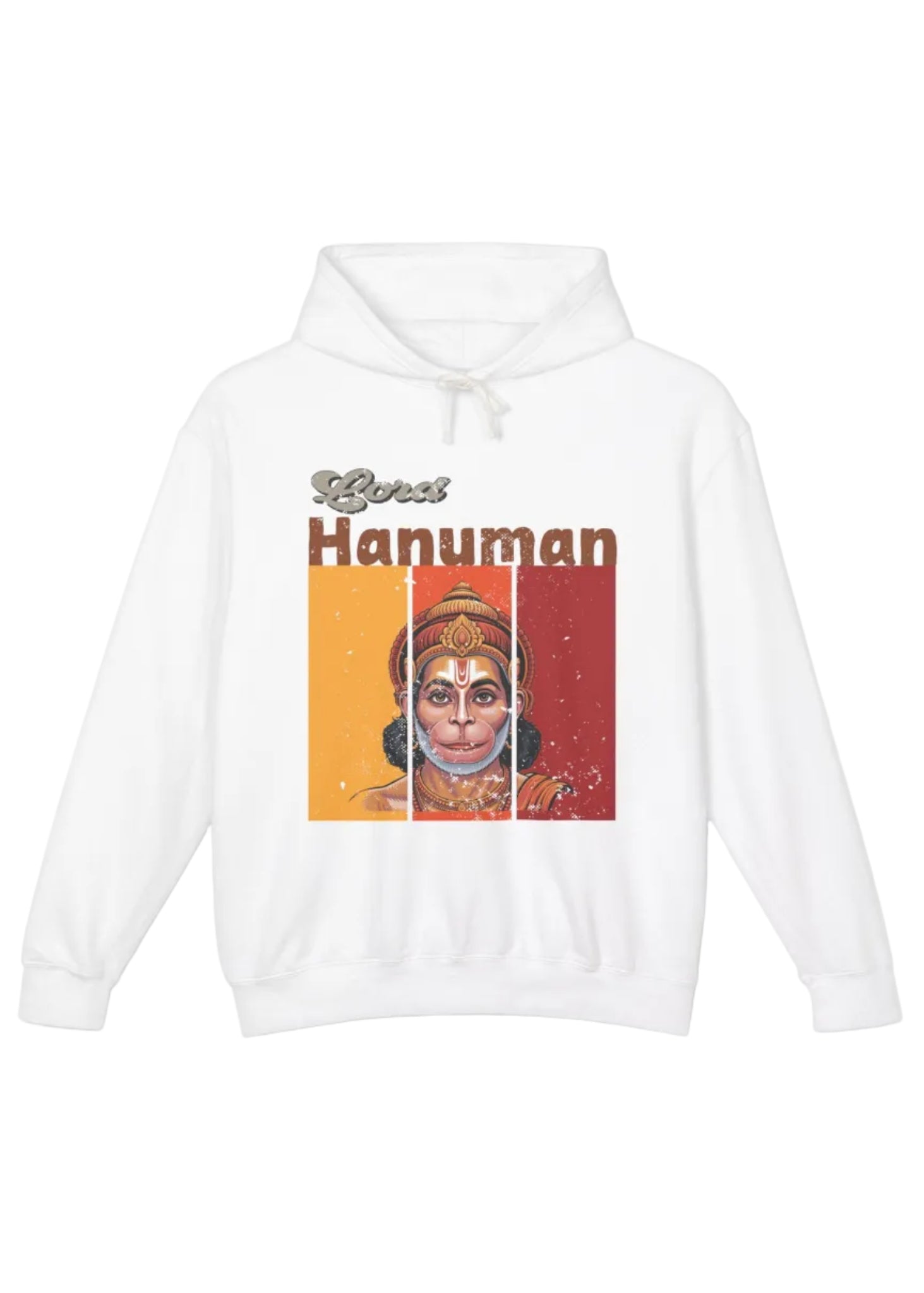 Vintage Hanuman Devotion Hoodie