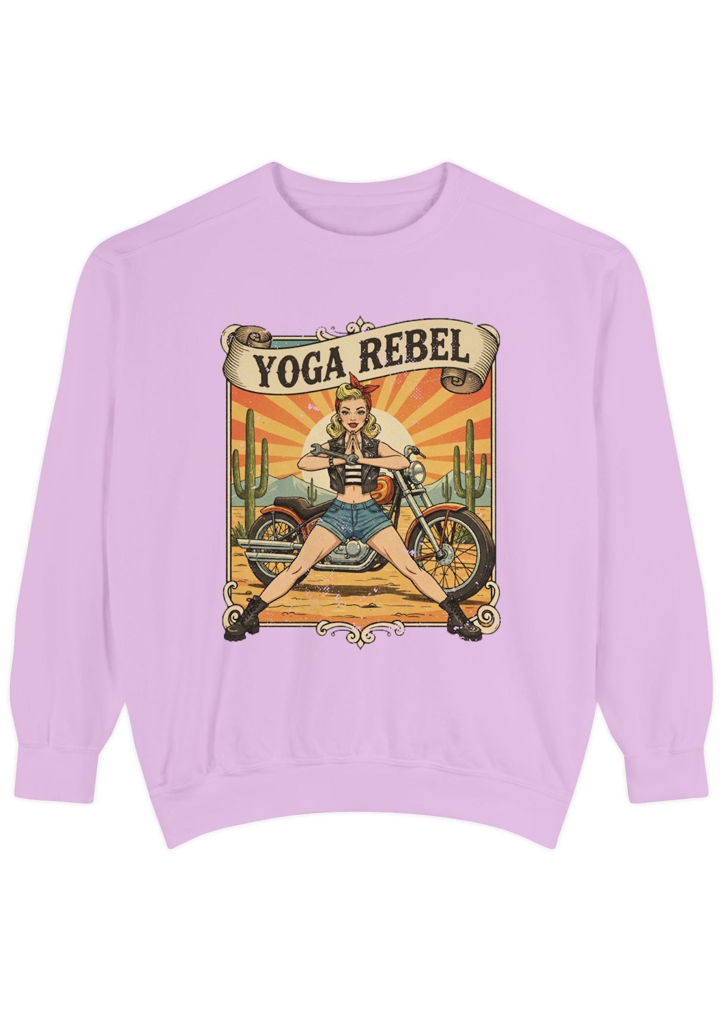 Biker Girl Yoga Pullover