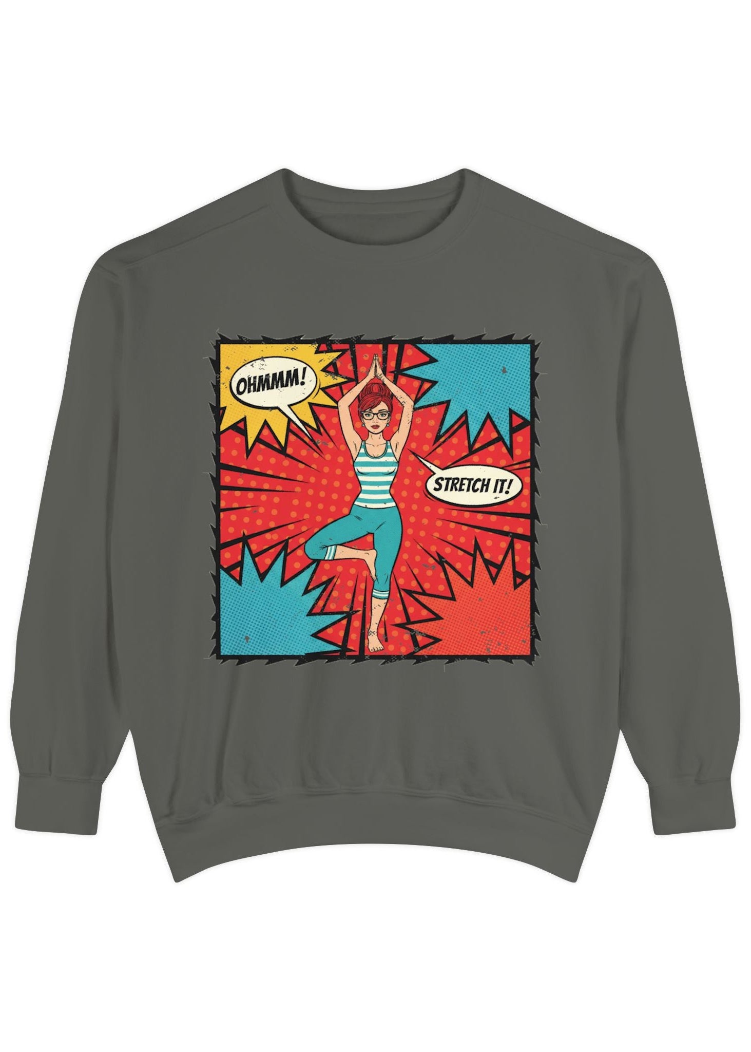 Retro Comic Yoga Sweatshirt