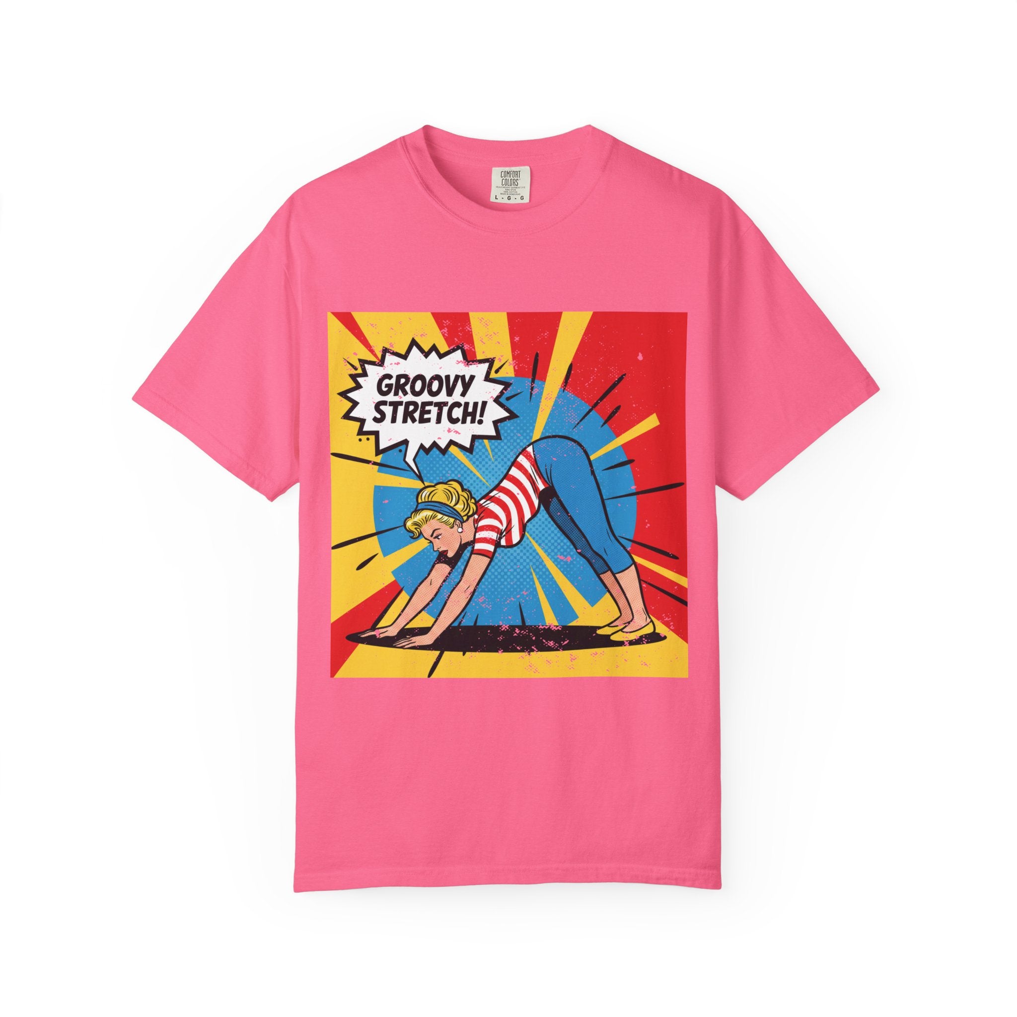 Retro Pop Art Yoga T-Shirt