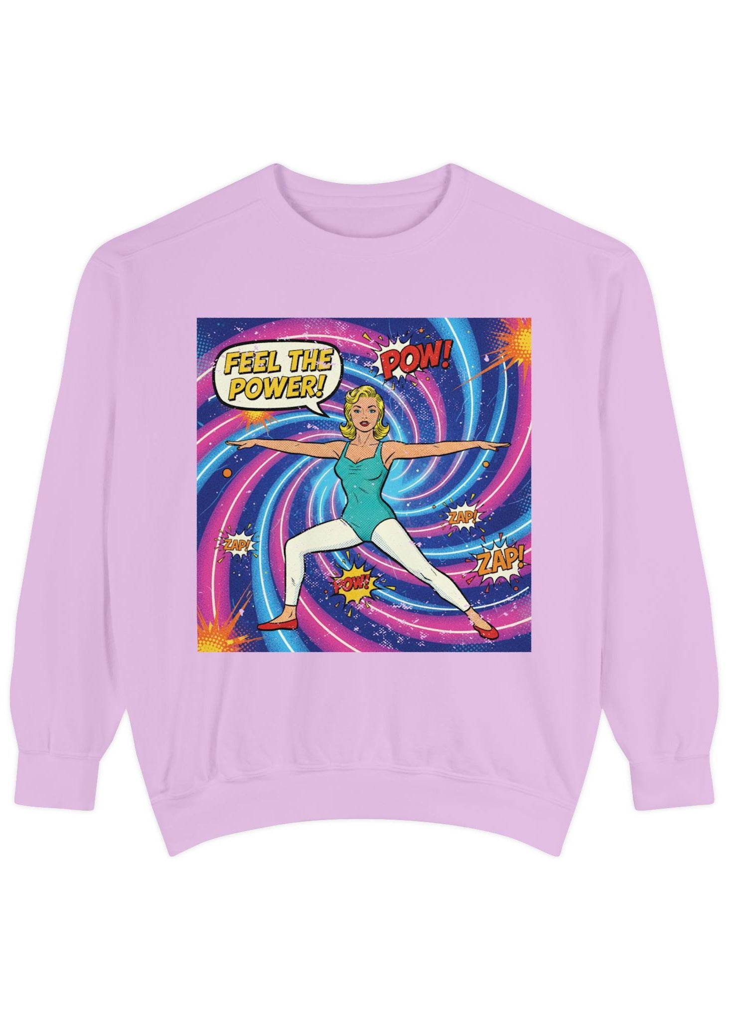 Retro Comic Yoga Sweatshirt