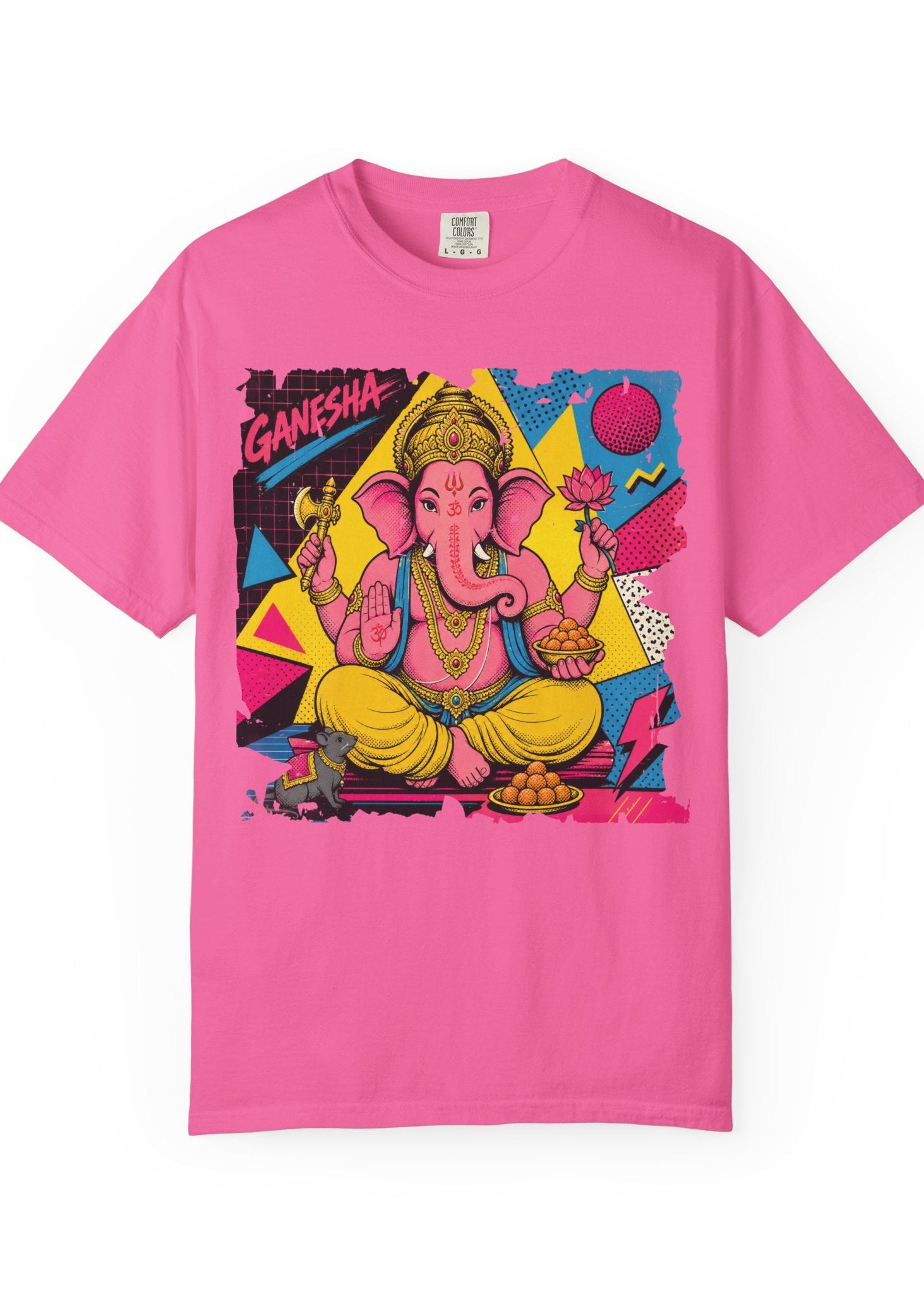 80s Pop Art Lord Ganesha Graphic T-Shirt